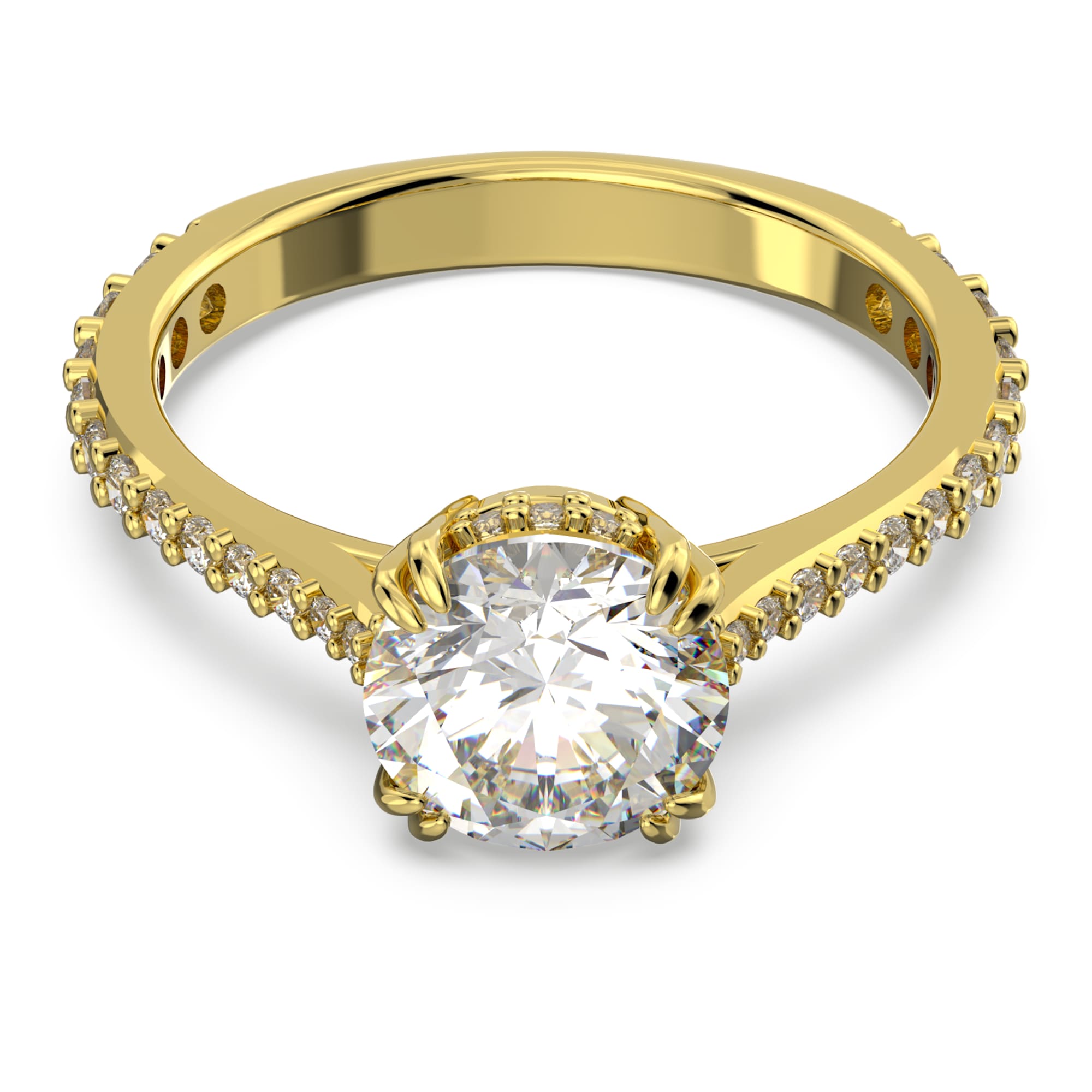 טבעת Constella בציפוי זהב מבריק SWAROVSKI