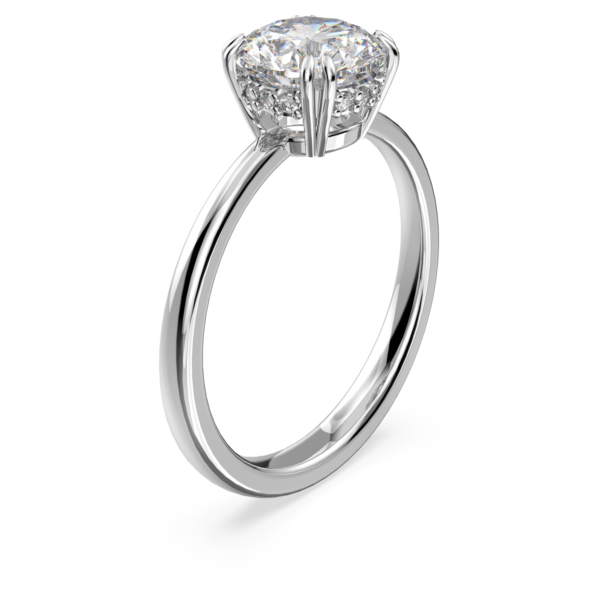 טבעת Constella בציפוי רודיום מבריק SWAROVSKI