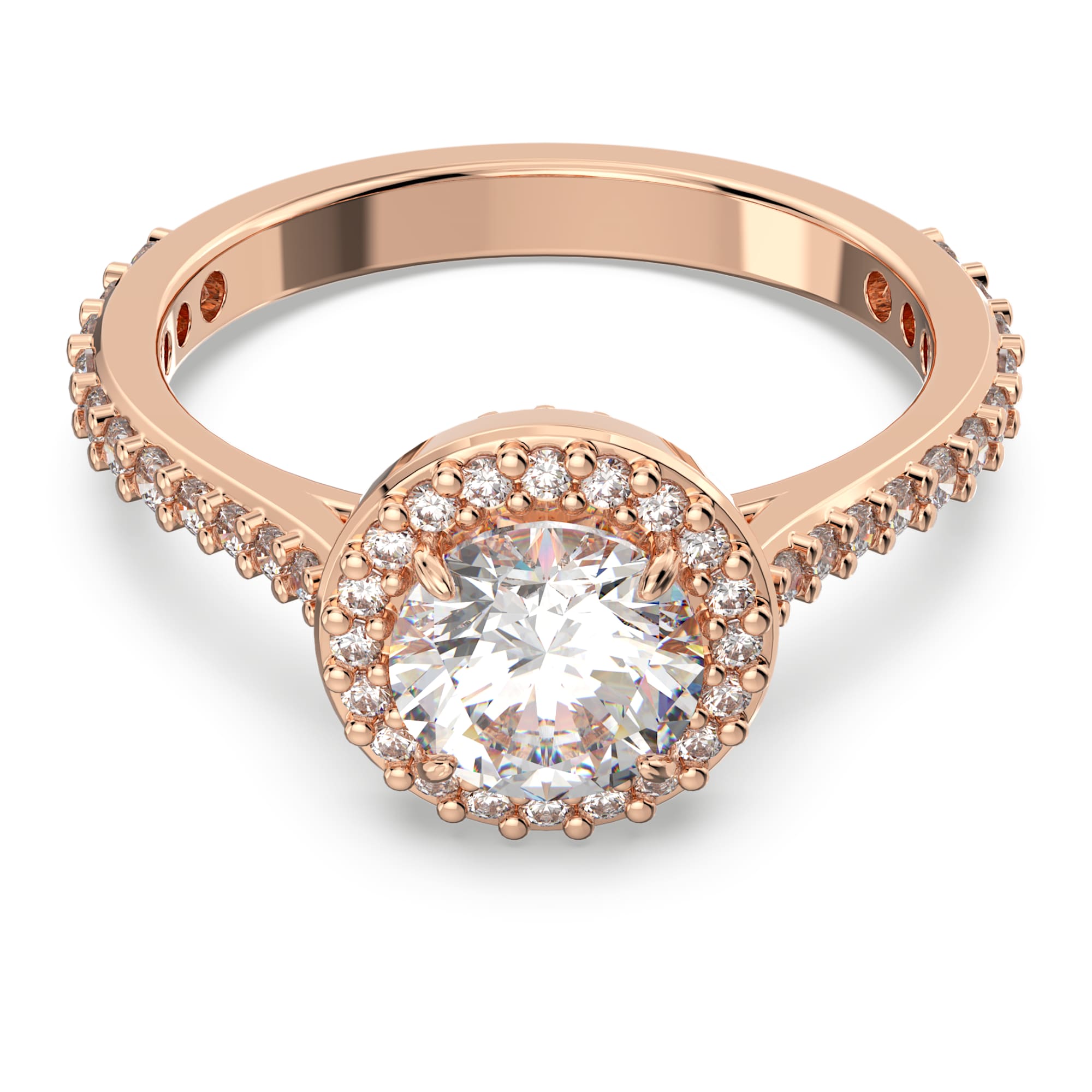 טבעת Constella בציפוי רוז גולד מבריק SWAROVSKI