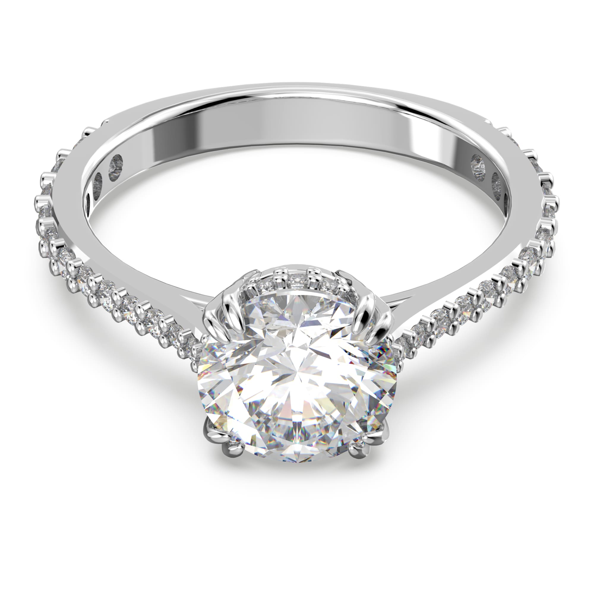 טבעת Constella בציפוי רודיום מבריק SWAROVSKI