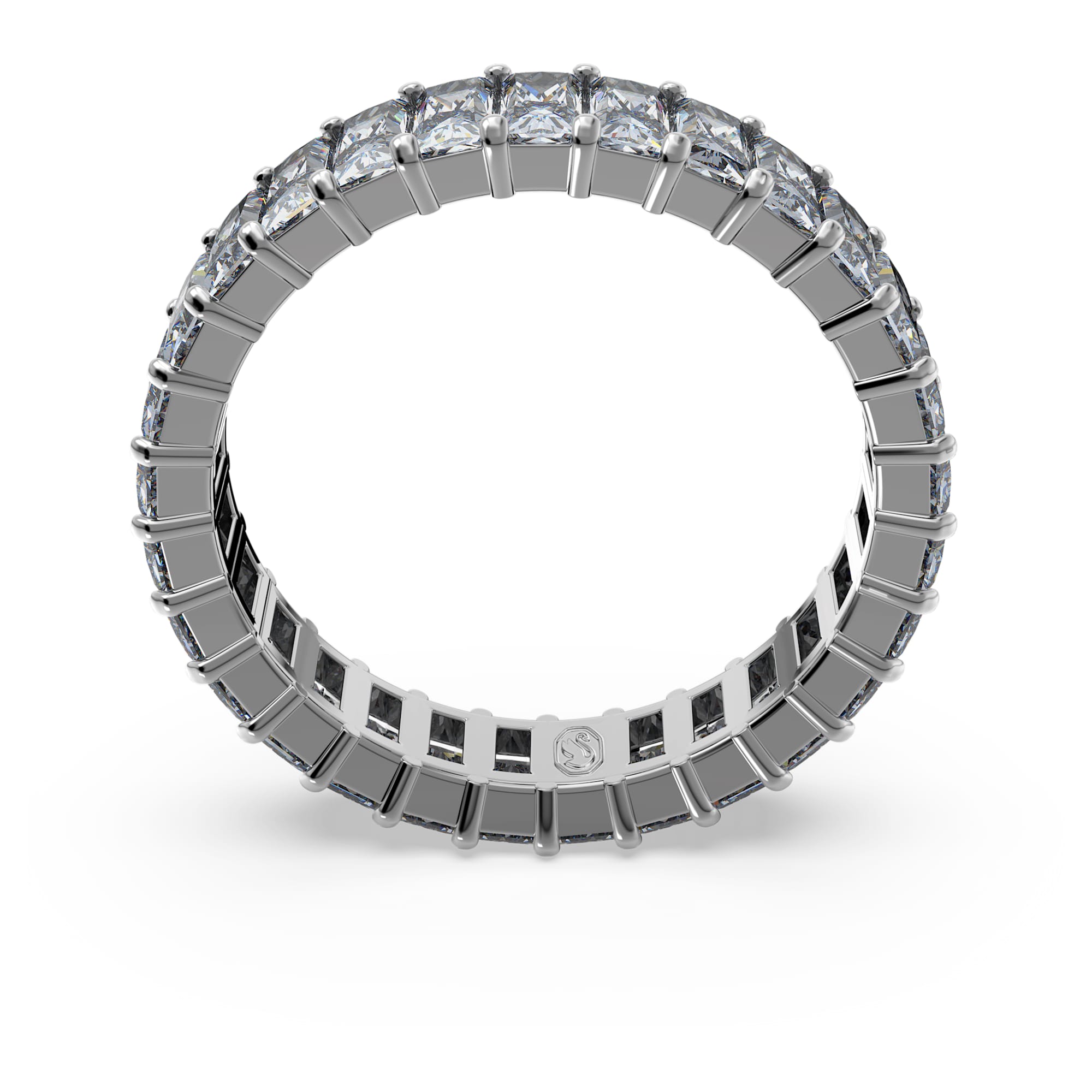 טבעת Matrix בציפוי רודיום מבריק SWAROVSKI