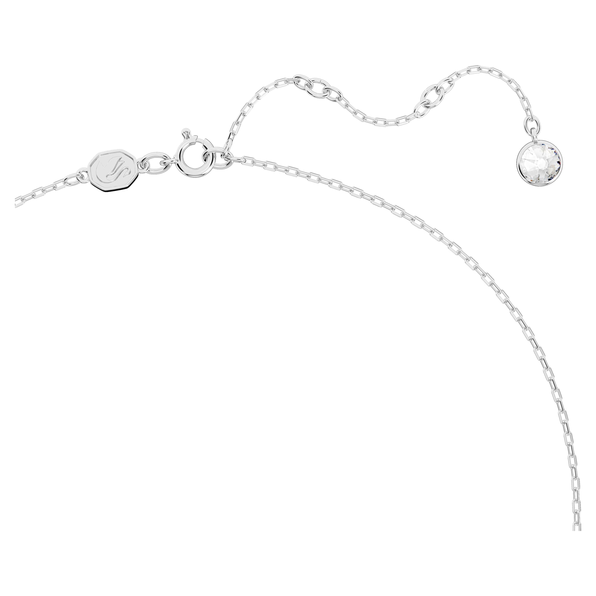 שרשרת pop swan שרשרת  ורוד SWAROVSKI