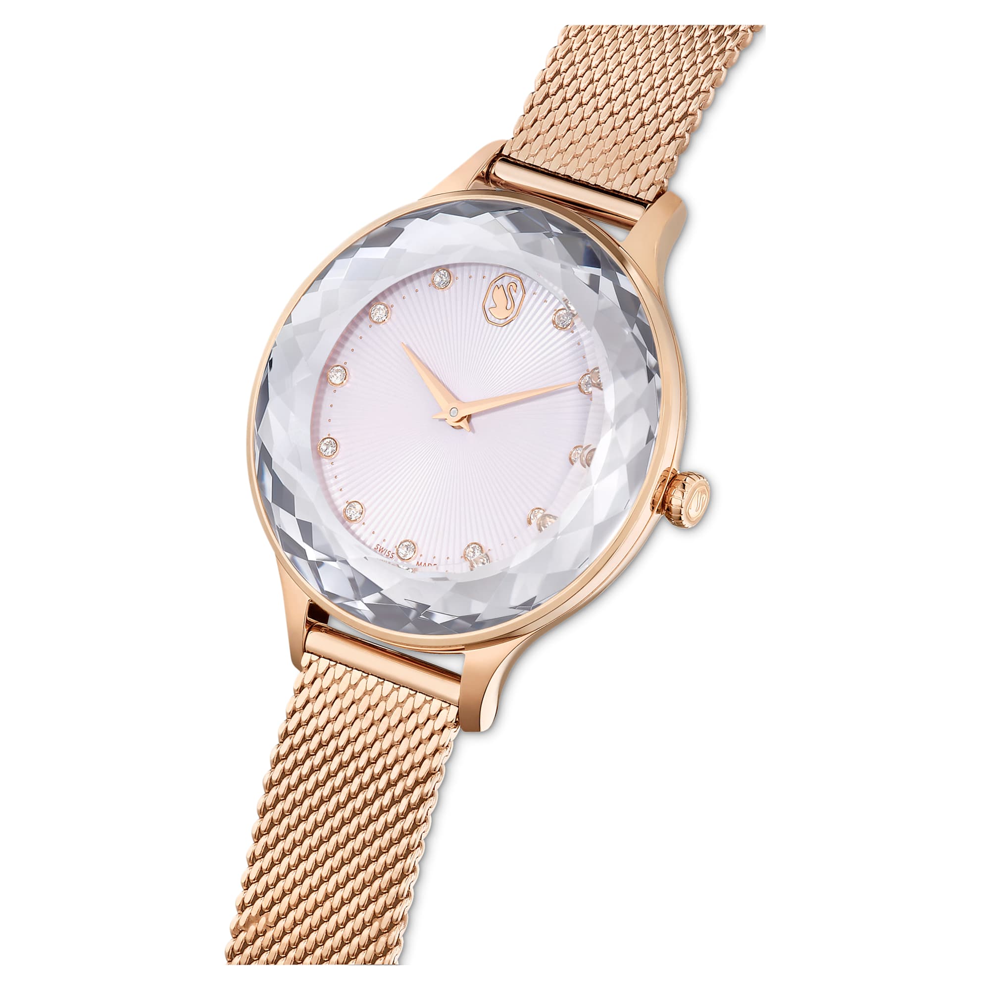 שעון Octea Nova בציפוי PVD רוז גולד SWAROVSKI