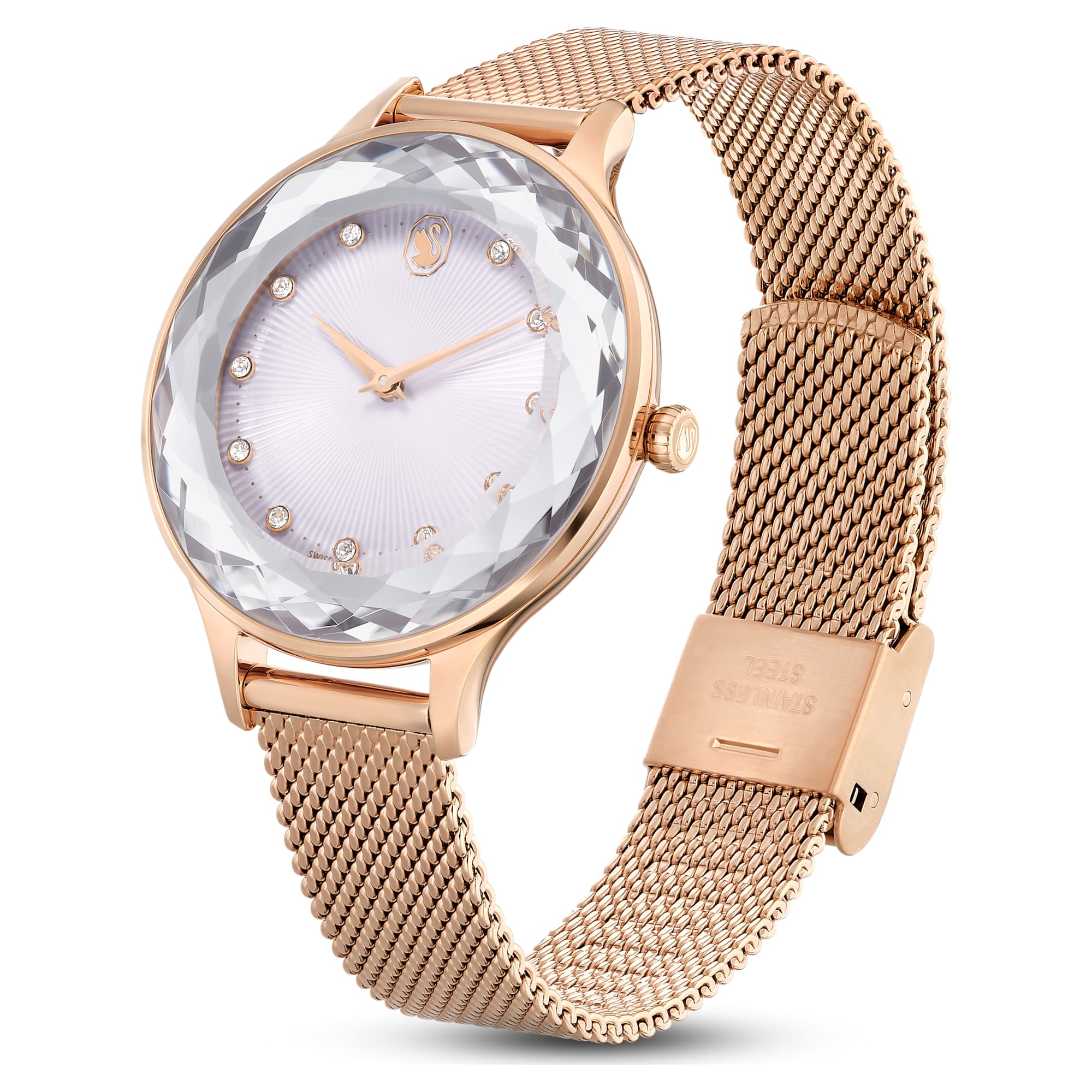 שעון Octea Nova בציפוי PVD רוז גולד SWAROVSKI