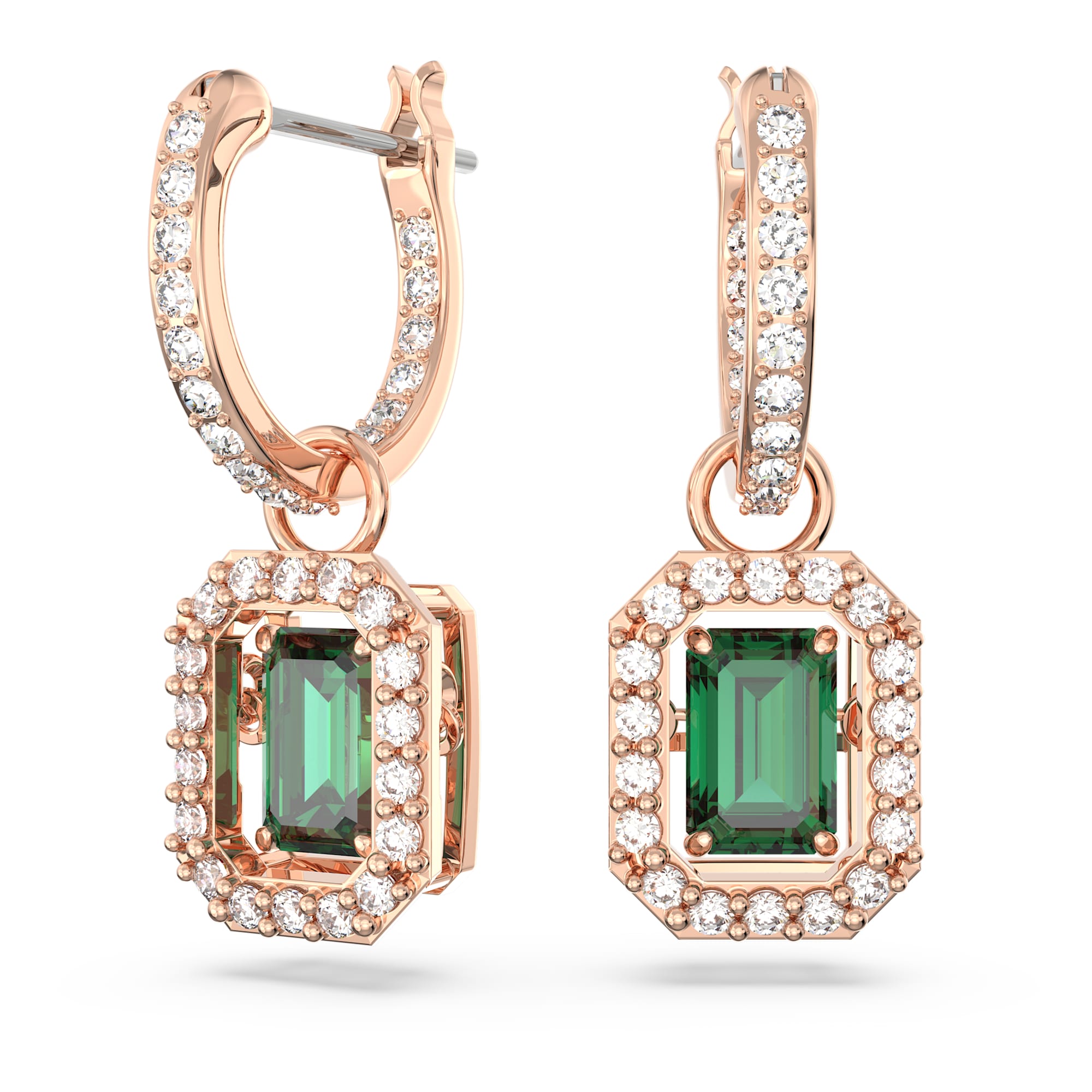 עגילי Millenia בציפוי רוז גולד מבריק SWAROVSKI