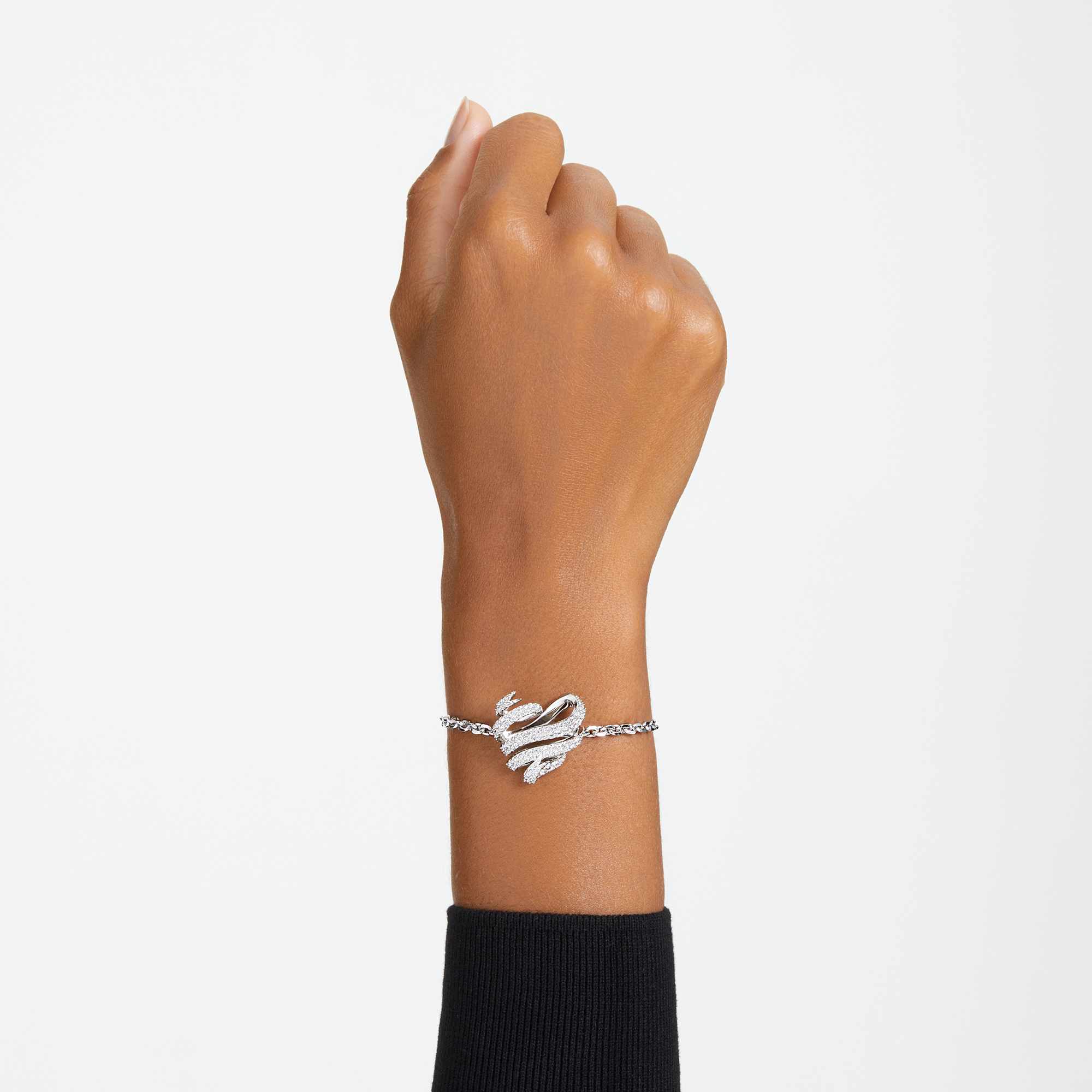 צמיד volta  לבן SWAROVSKI