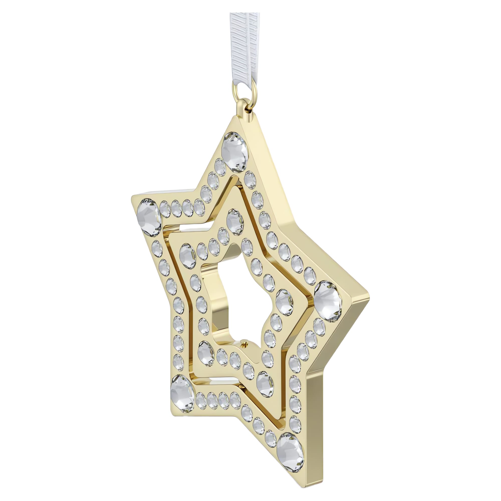 מניאטורות קריסטל Holiday Magic בציפוי זהב מבריק SWAROVSKI
