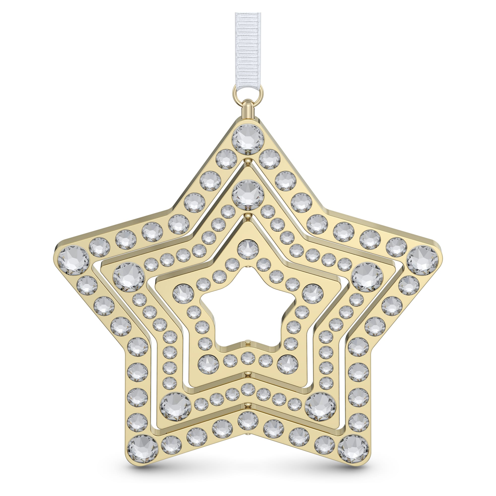 מניאטורות קריסטל Holiday Magic בציפוי זהב מבריק SWAROVSKI