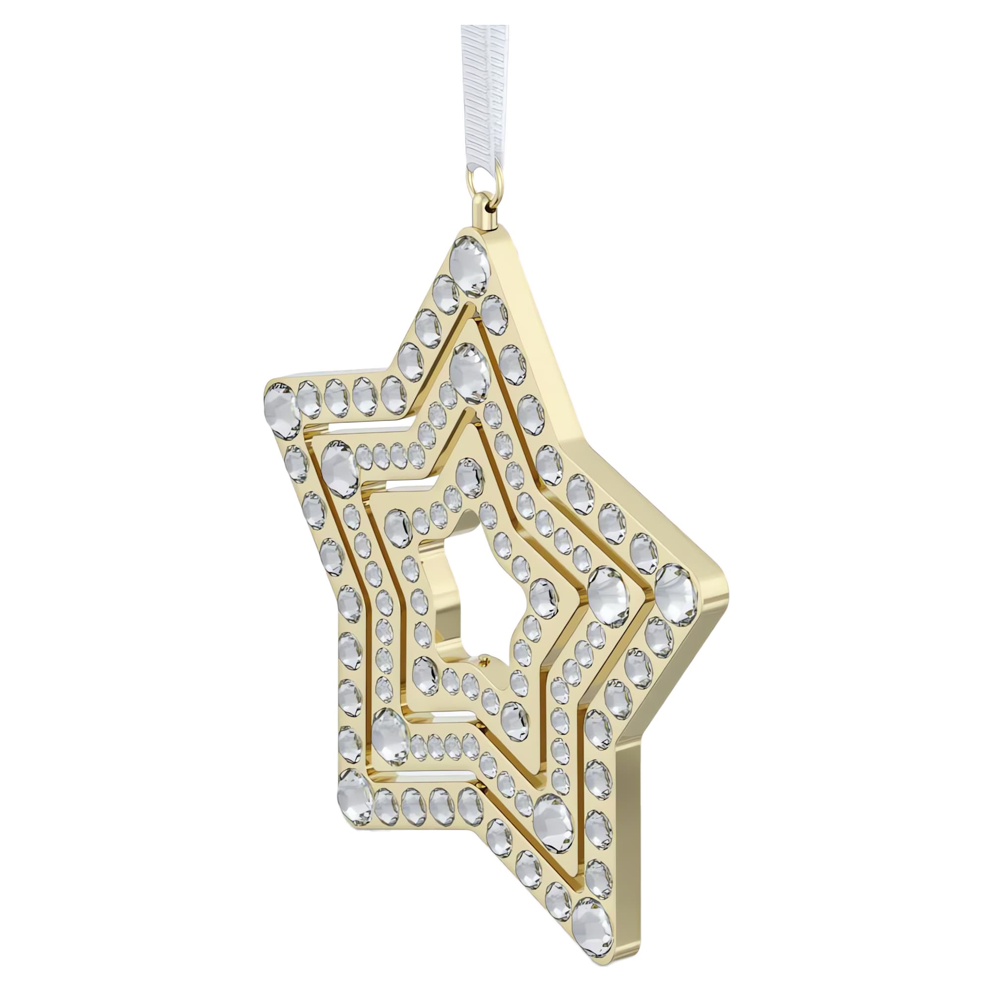 מניאטורות קריסטל Holiday Magic בציפוי זהב מבריק SWAROVSKI