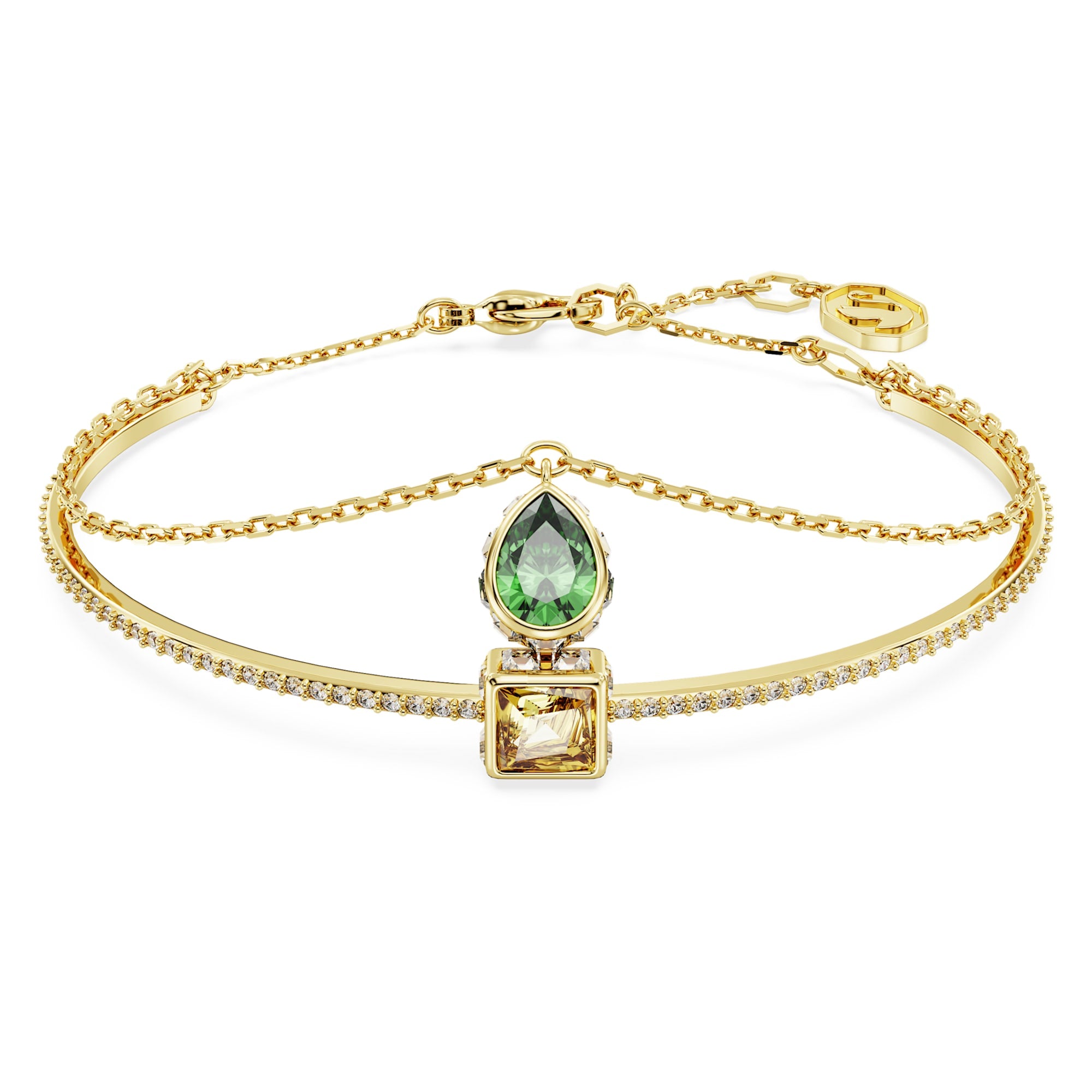 צמיד Stilla בציפוי זהב מבריק SWAROVSKI