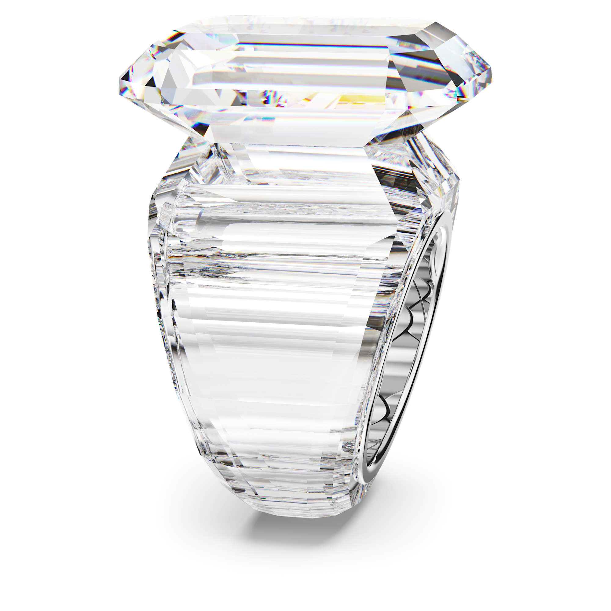 טבעת Lucent בציפוי רודיום מבריק SWAROVSKI