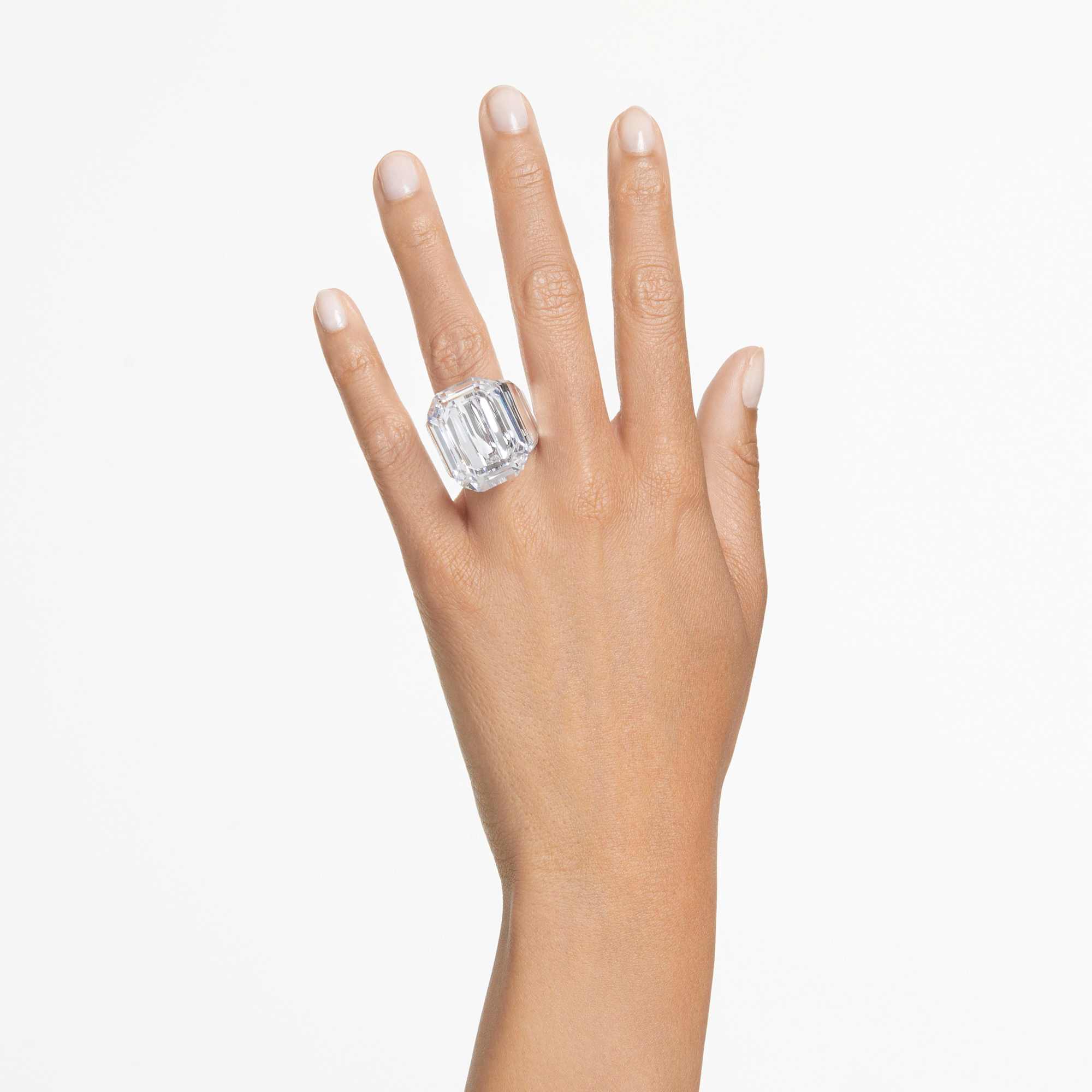 טבעת Lucent בציפוי רודיום מבריק SWAROVSKI