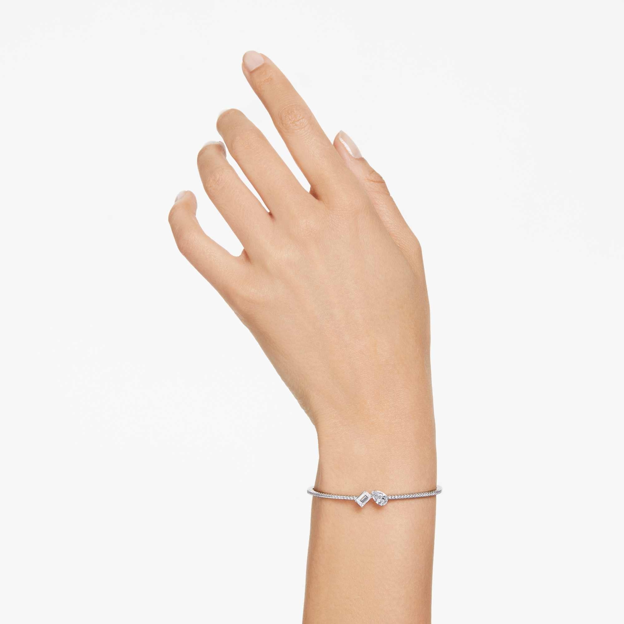 צמיד Mesmera בציפוי רודיום מבריק SWAROVSKI