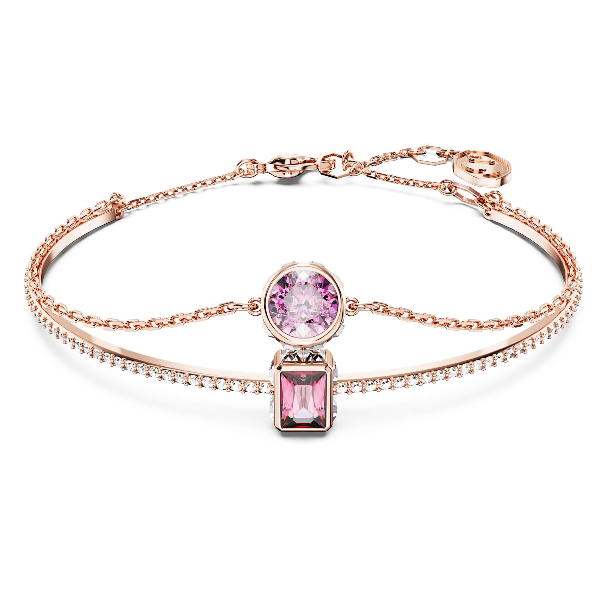 צמיד Stilla בציפוי רוז גולד מבריק SWAROVSKI