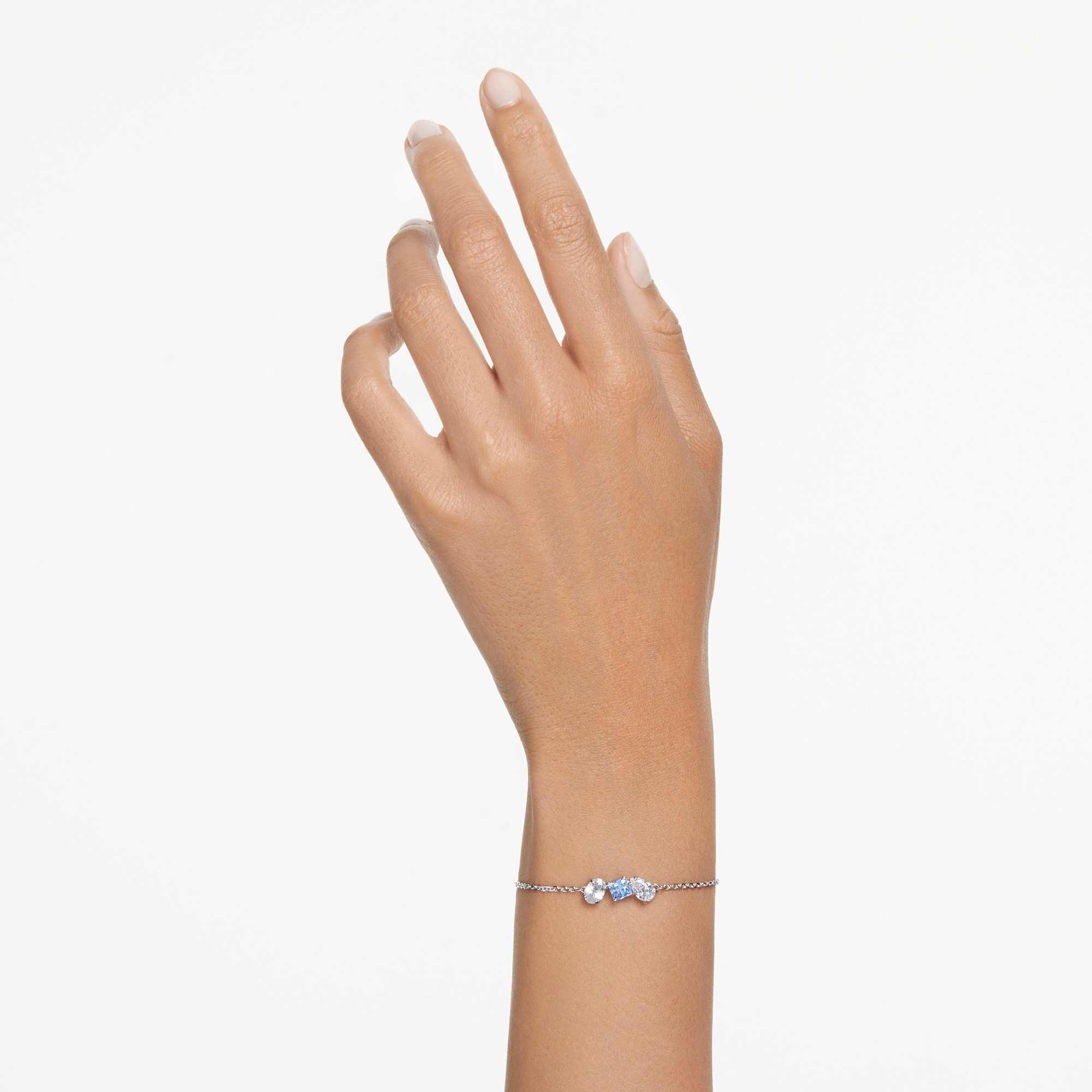 צמיד Mesmera בציפוי רודיום מבריק SWAROVSKI