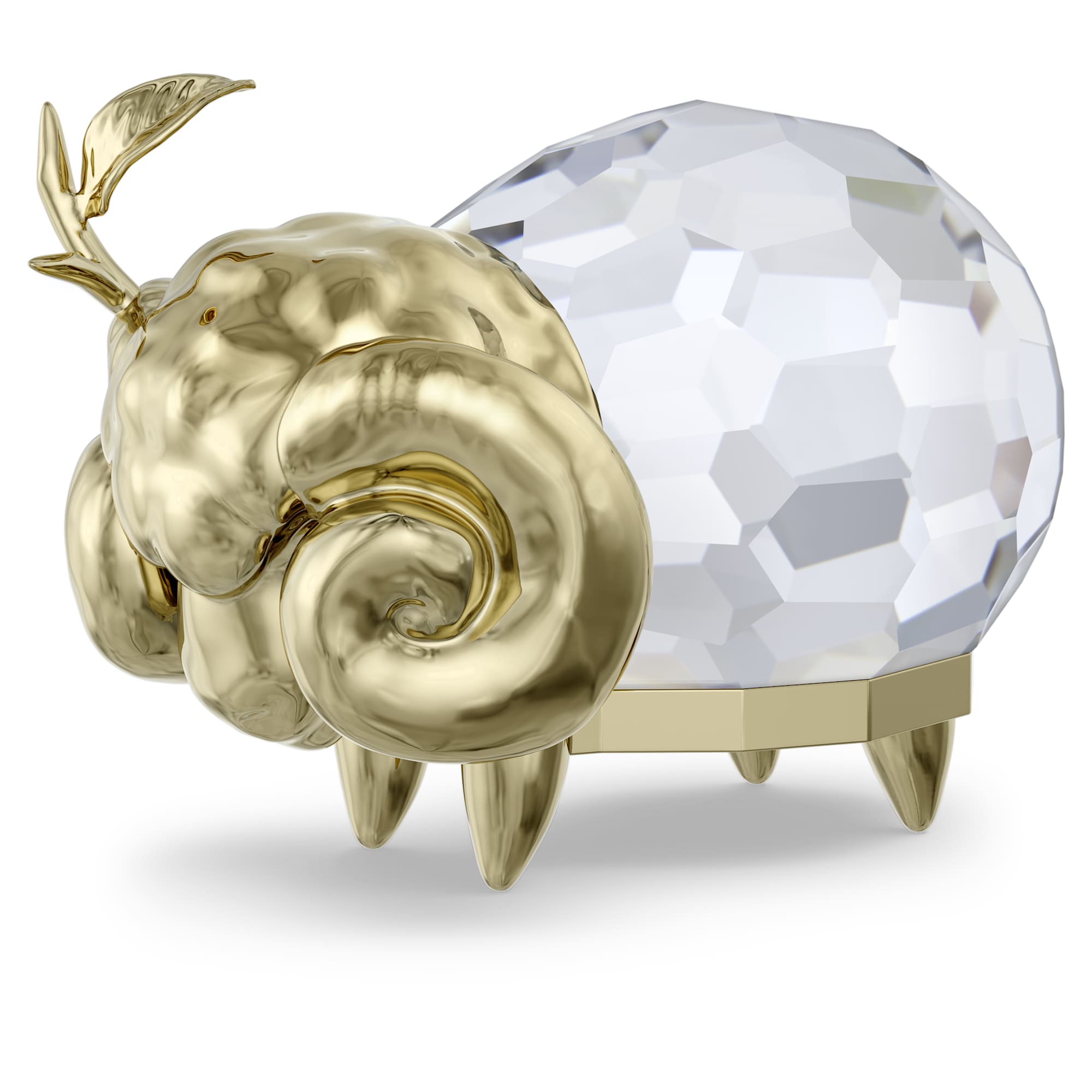 מניאטורות קריסטל Zodiac בציפוי PVD שמפניה זהב SWAROVSKI