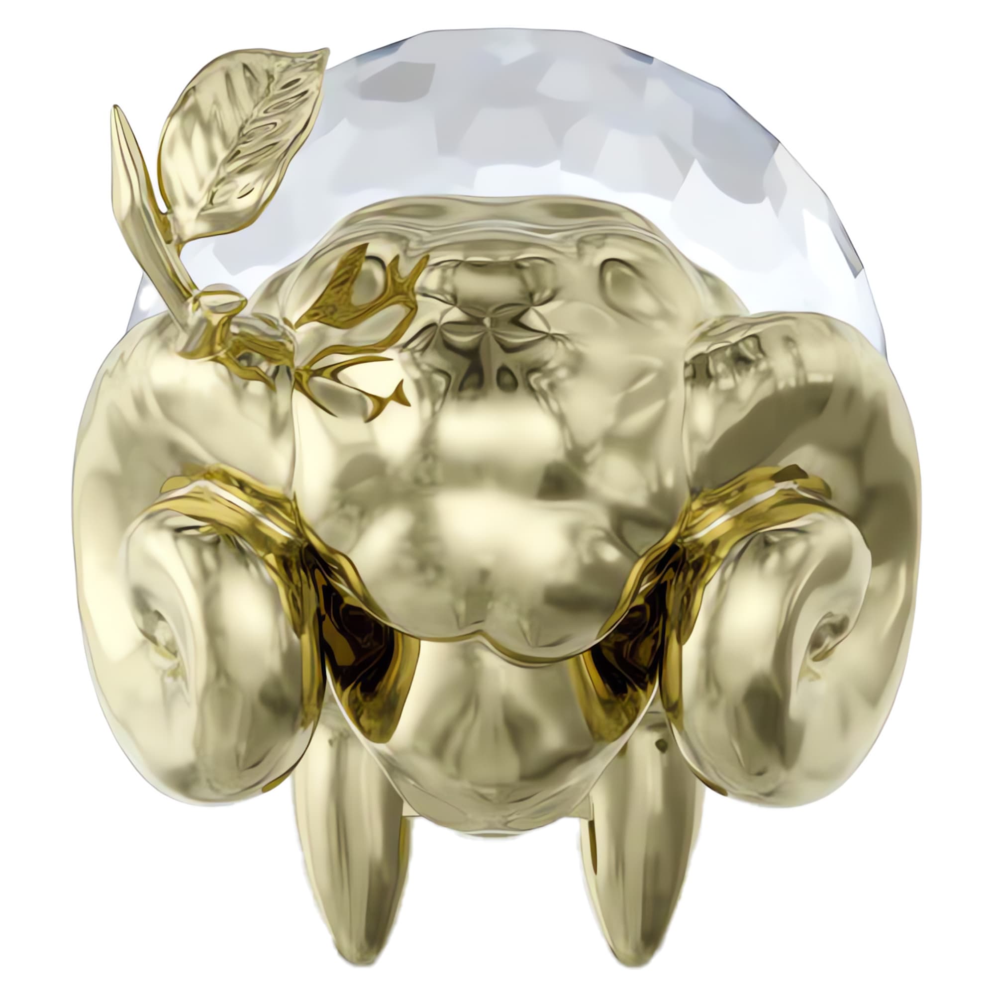 מניאטורות קריסטל Zodiac בציפוי PVD שמפניה זהב SWAROVSKI