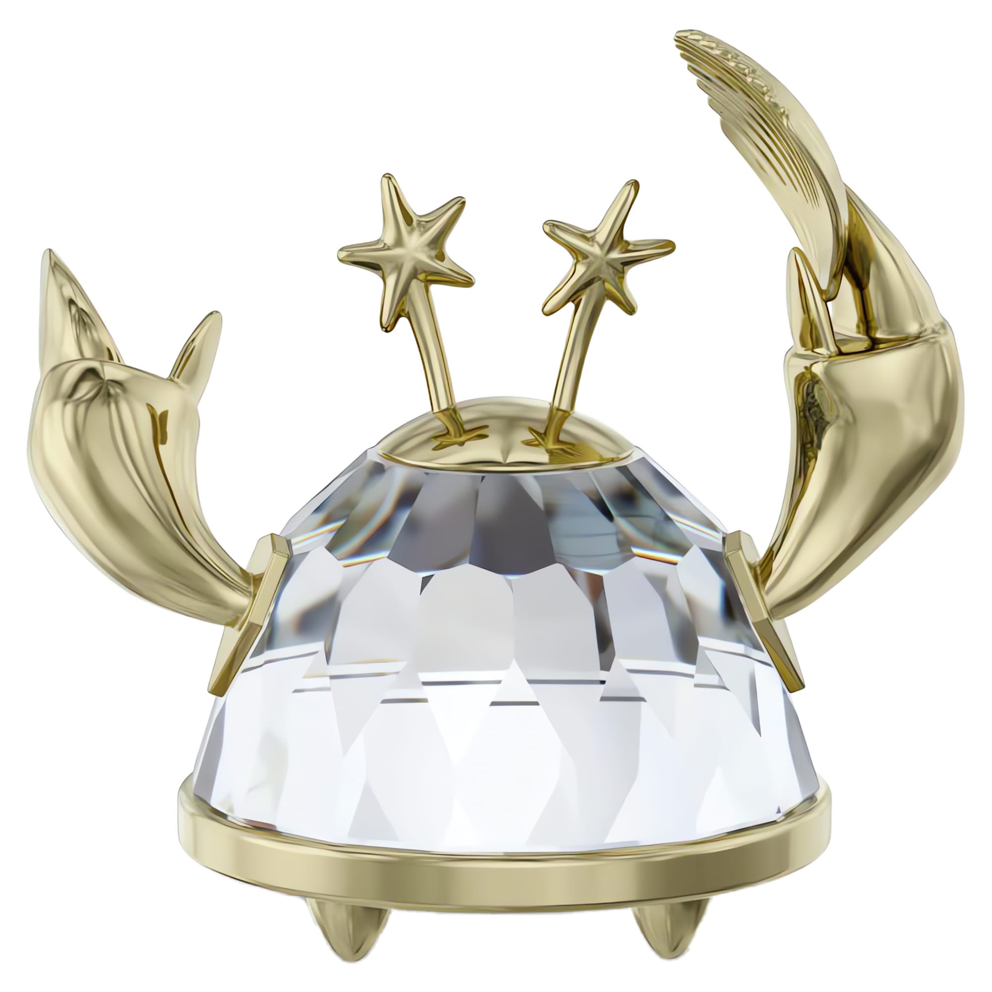 מניאטורות קריסטל Zodiac בציפוי PVD שמפניה זהב SWAROVSKI