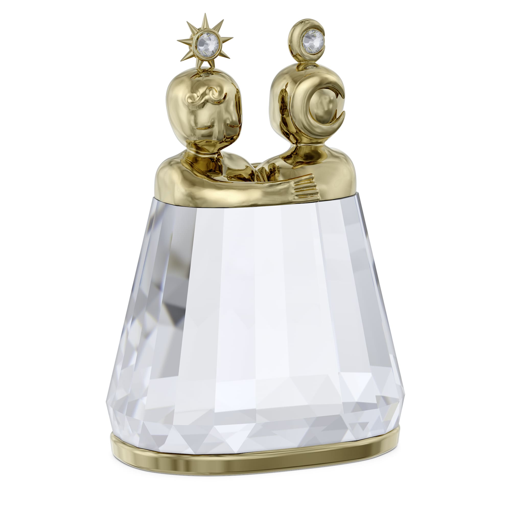 מניאטורות קריסטל Zodiac בציפוי PVD שמפניה זהב SWAROVSKI