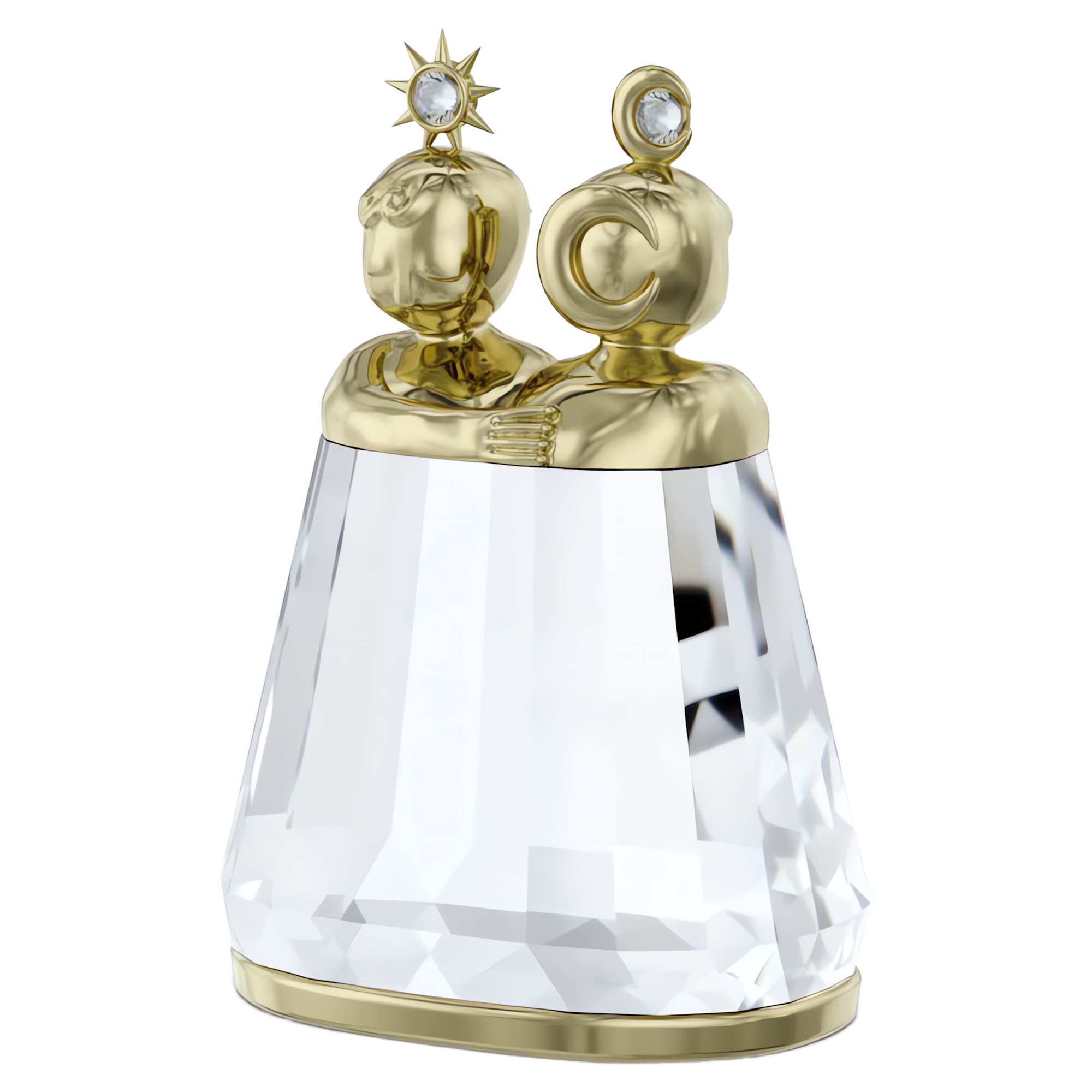 מניאטורות קריסטל Zodiac בציפוי PVD שמפניה זהב SWAROVSKI