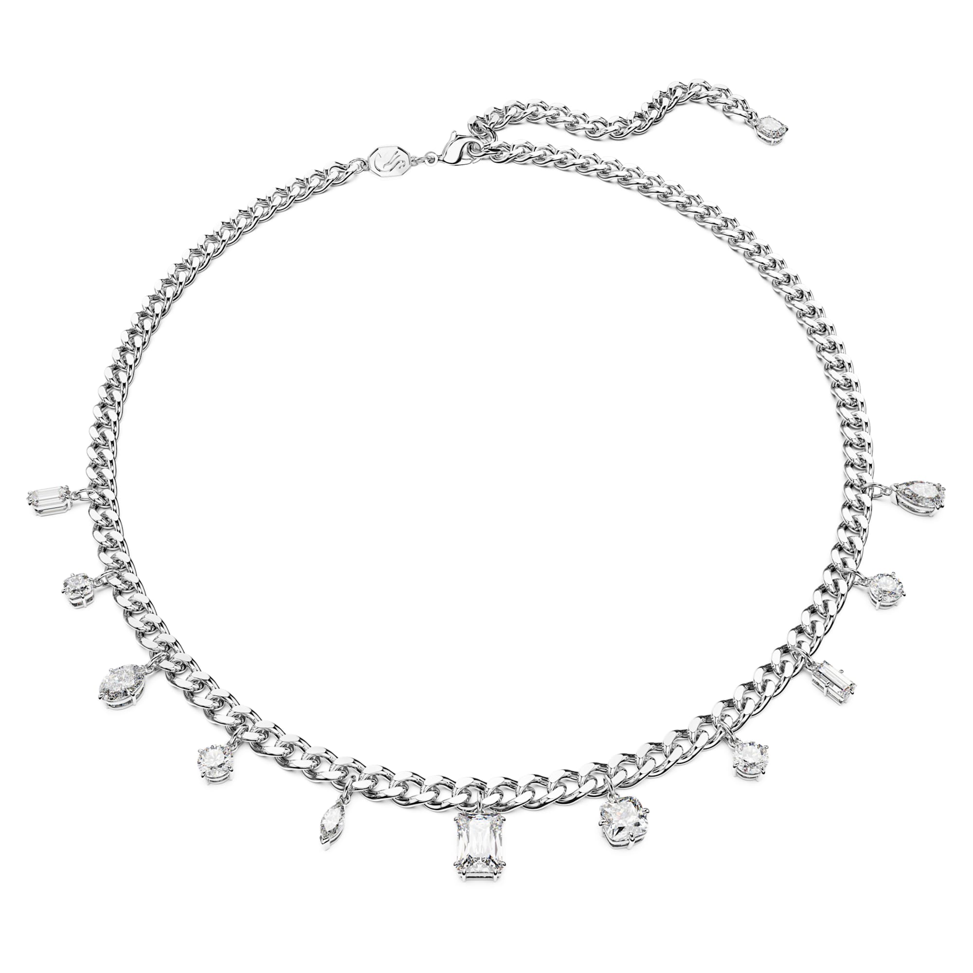 שרשרת Dextera בציפוי רודיום מבריק SWAROVSKI