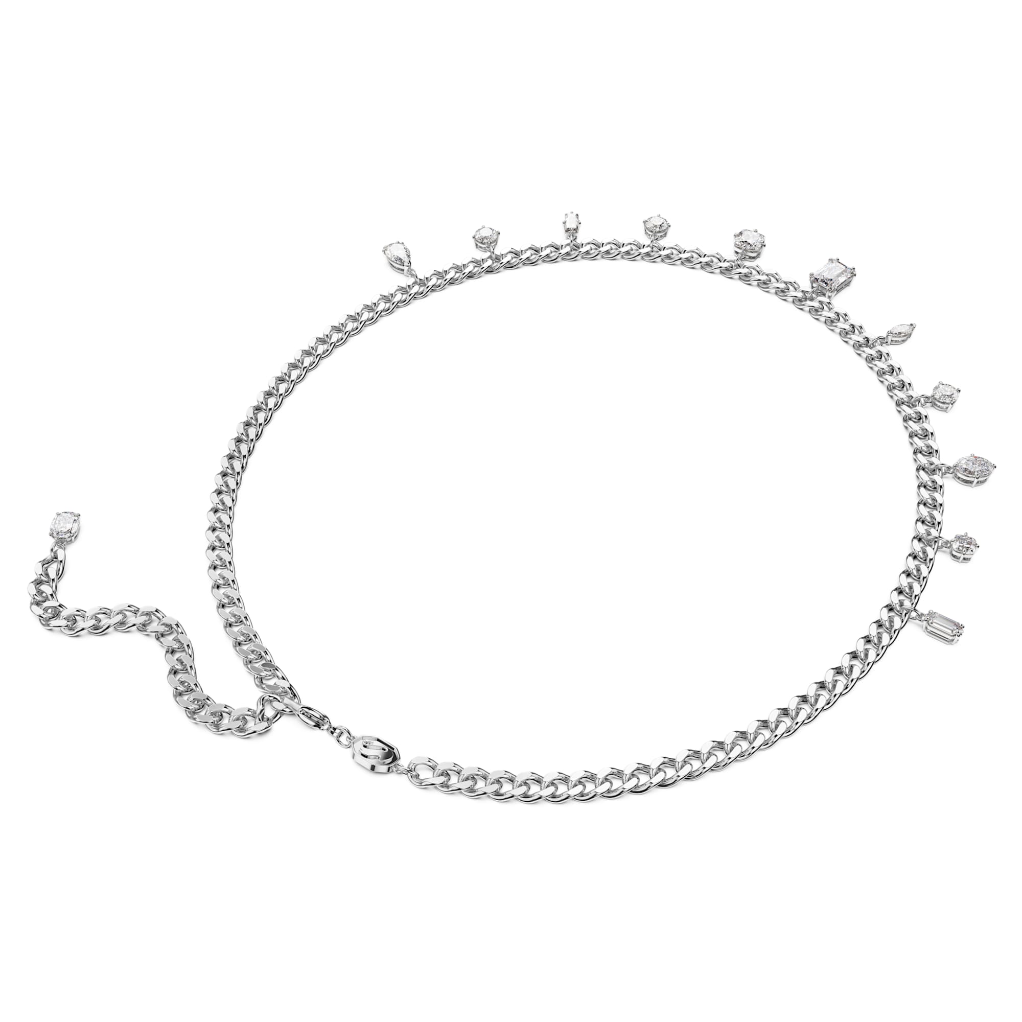 שרשרת Dextera בציפוי רודיום מבריק SWAROVSKI