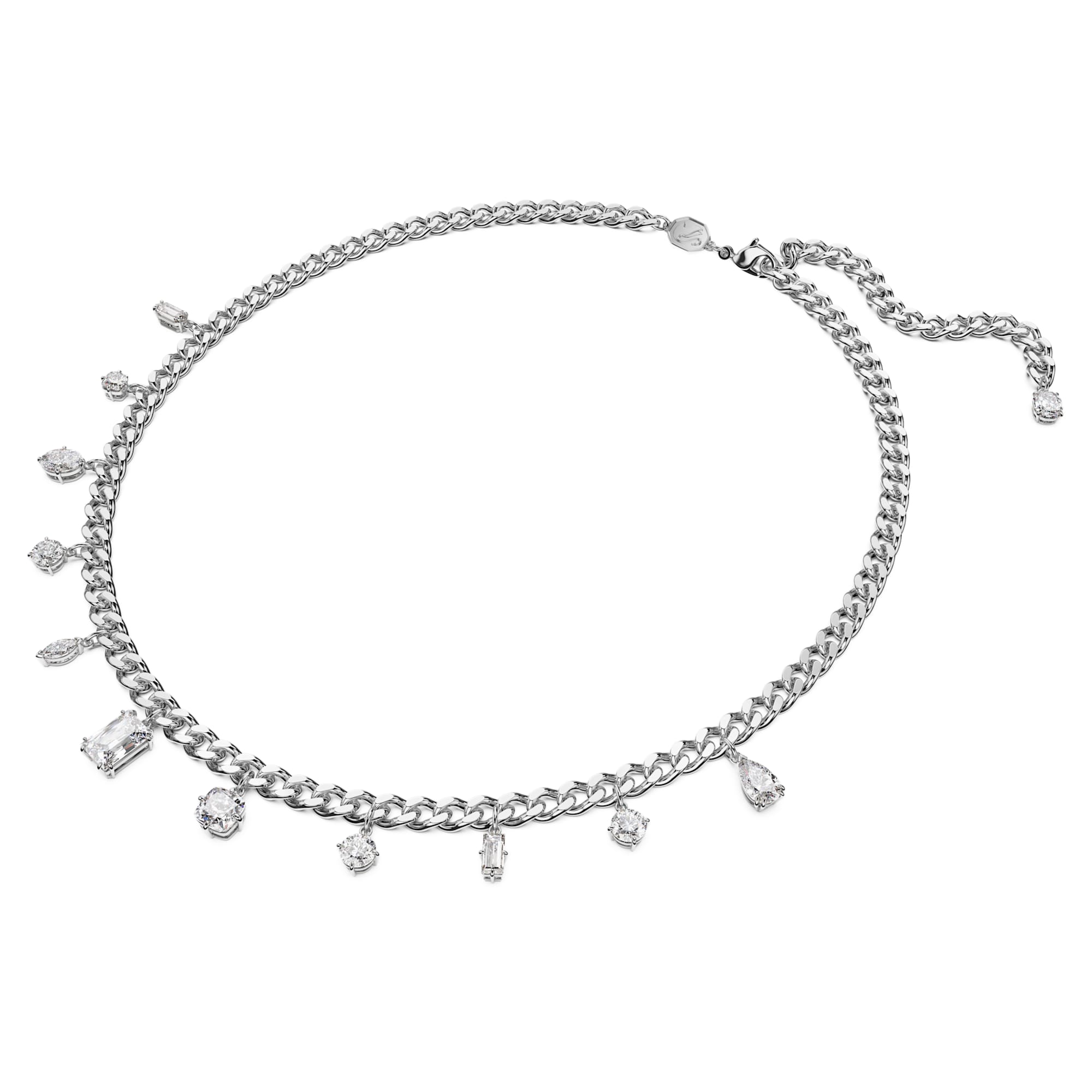 שרשרת Dextera בציפוי רודיום מבריק SWAROVSKI