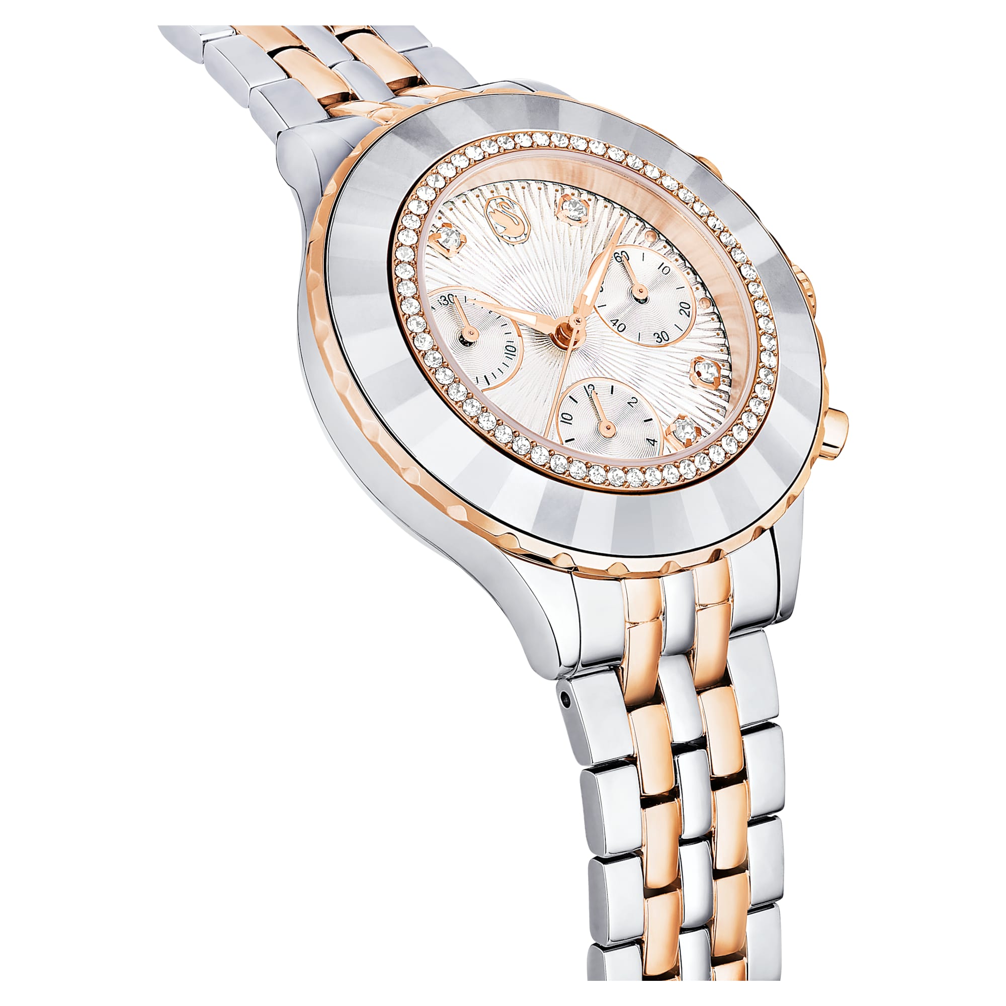 שעון Octea Chrono בציפוי PVD רוז זהב SWAROVSKI