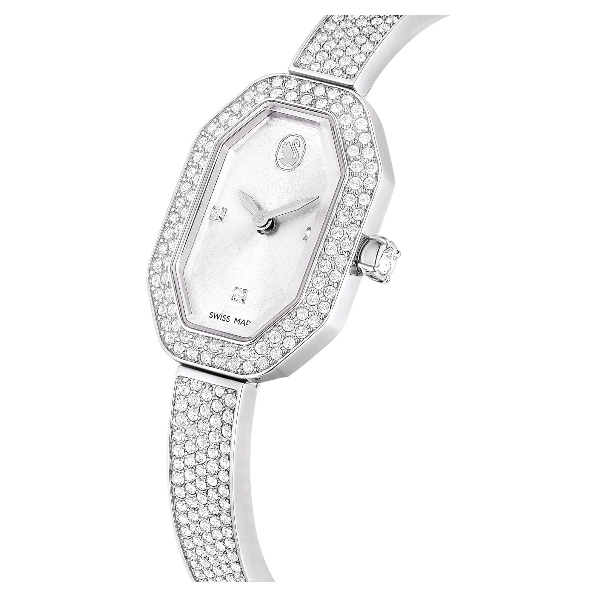שעון Dextera Bangle בציפוי רודיום מבריק SWAROVSKI