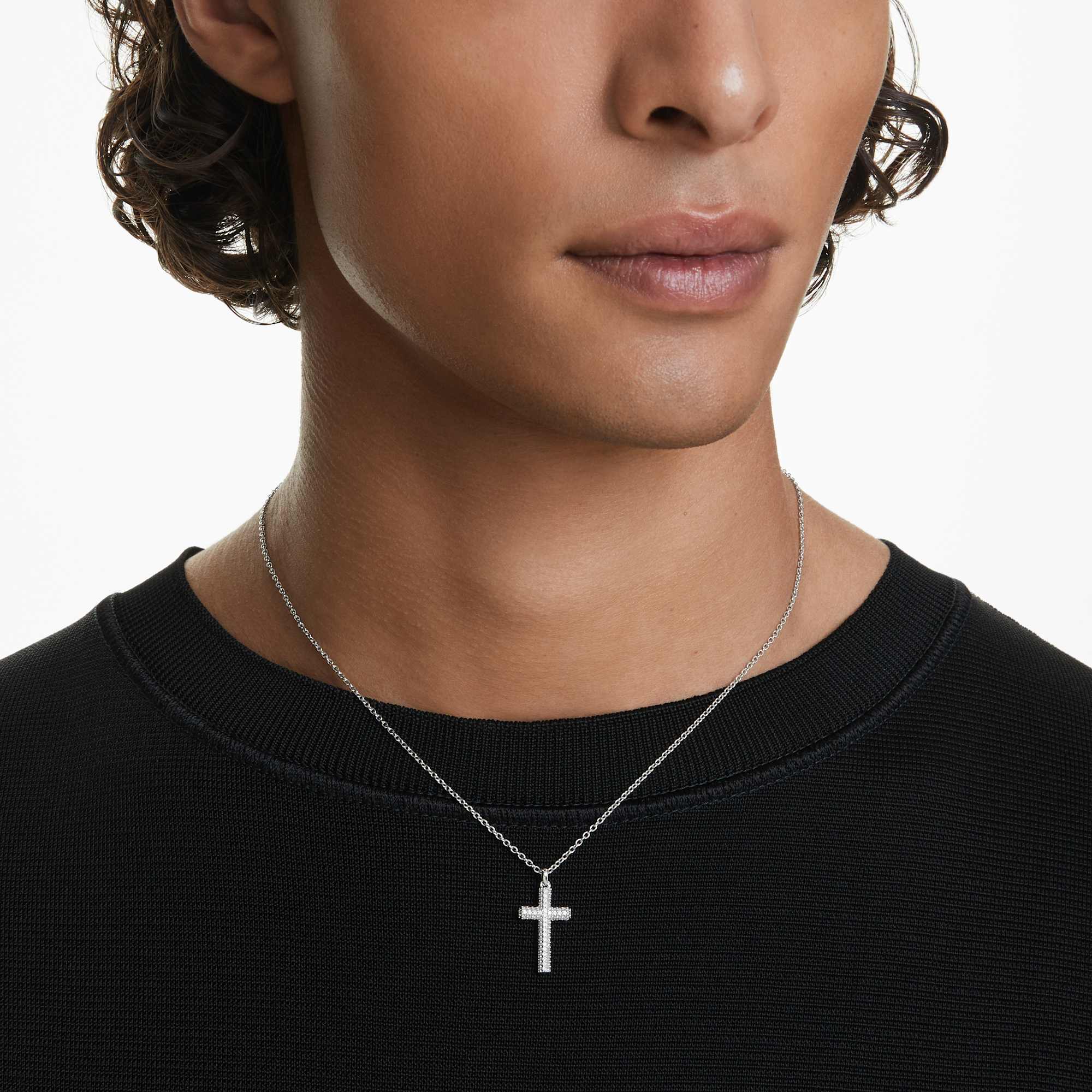 שרשרת Insigne בציפוי רודיום מבריק SWAROVSKI