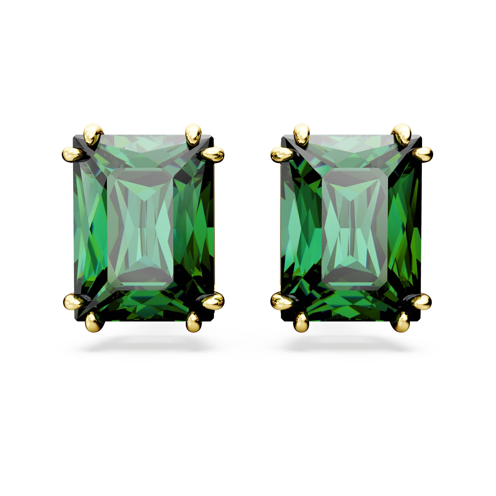 עגילי Matrix בציפוי זהב מבריק SWAROVSKI