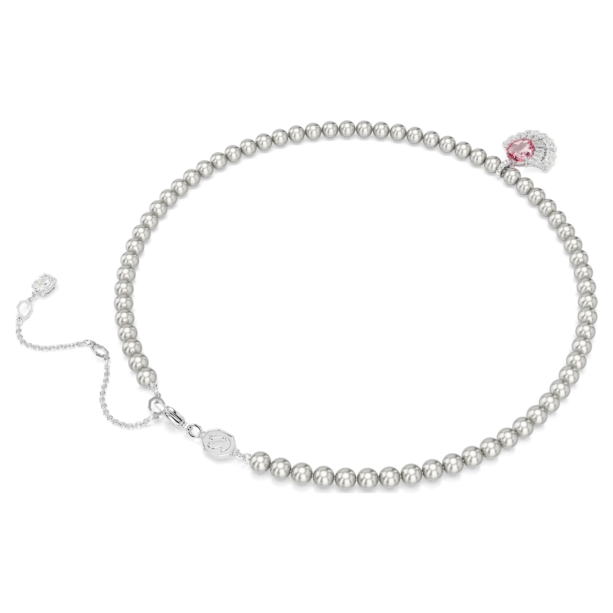 שרשרת Idyllia בציפוי רודיום מבריק SWAROVSKI