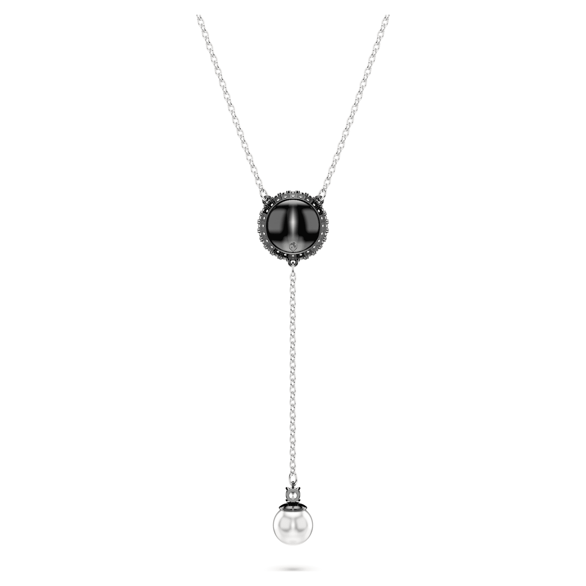 שרשרת Swan בציפוי רודיום מבריק SWAROVSKI