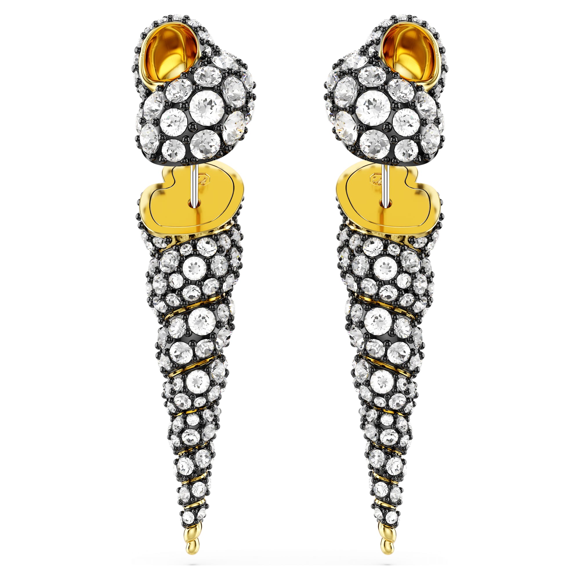 עגילי Idyllia בציפוי ציפוי מעורב SWAROVSKI