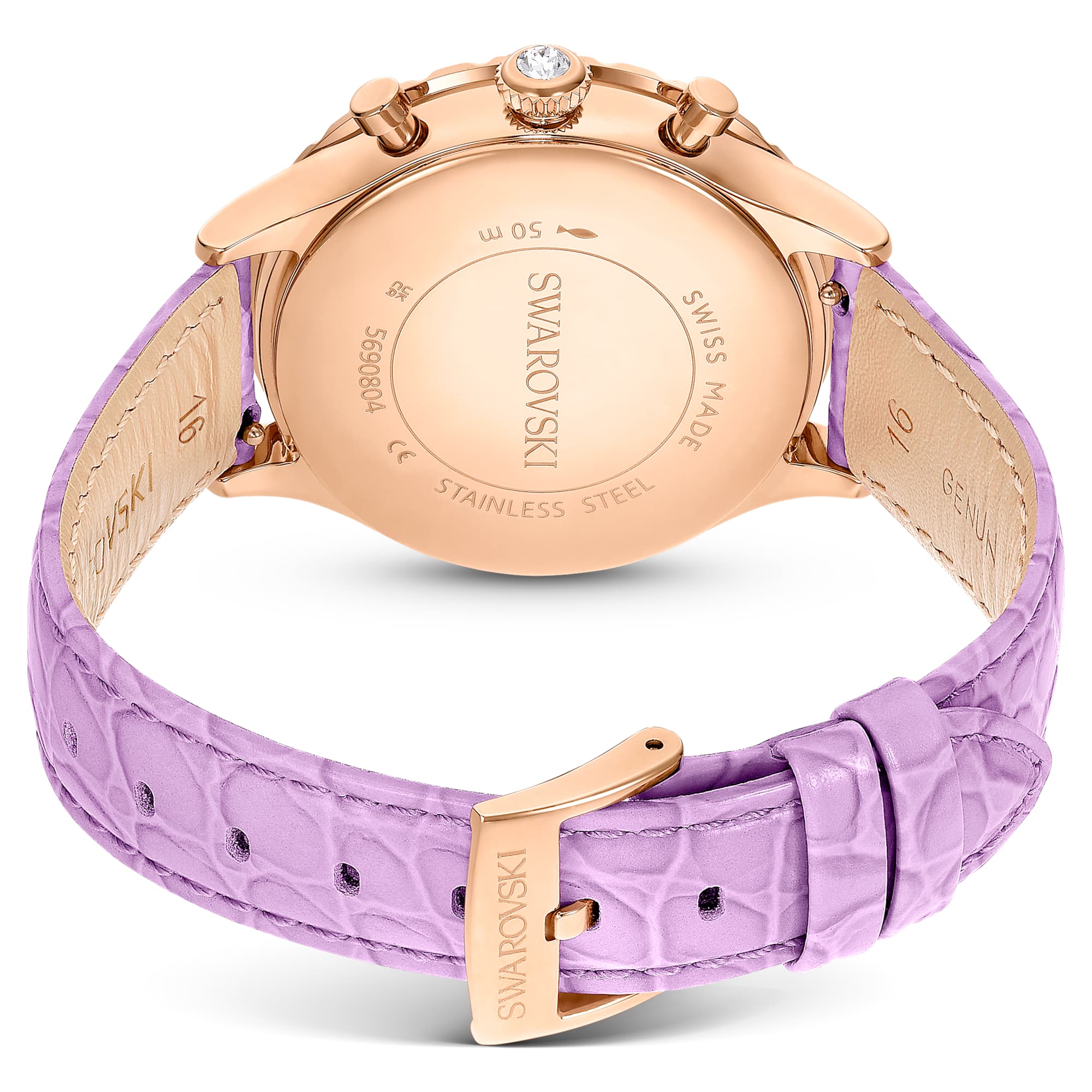 שעון Octea בציפוי PVD רוז גולד SWAROVSKI