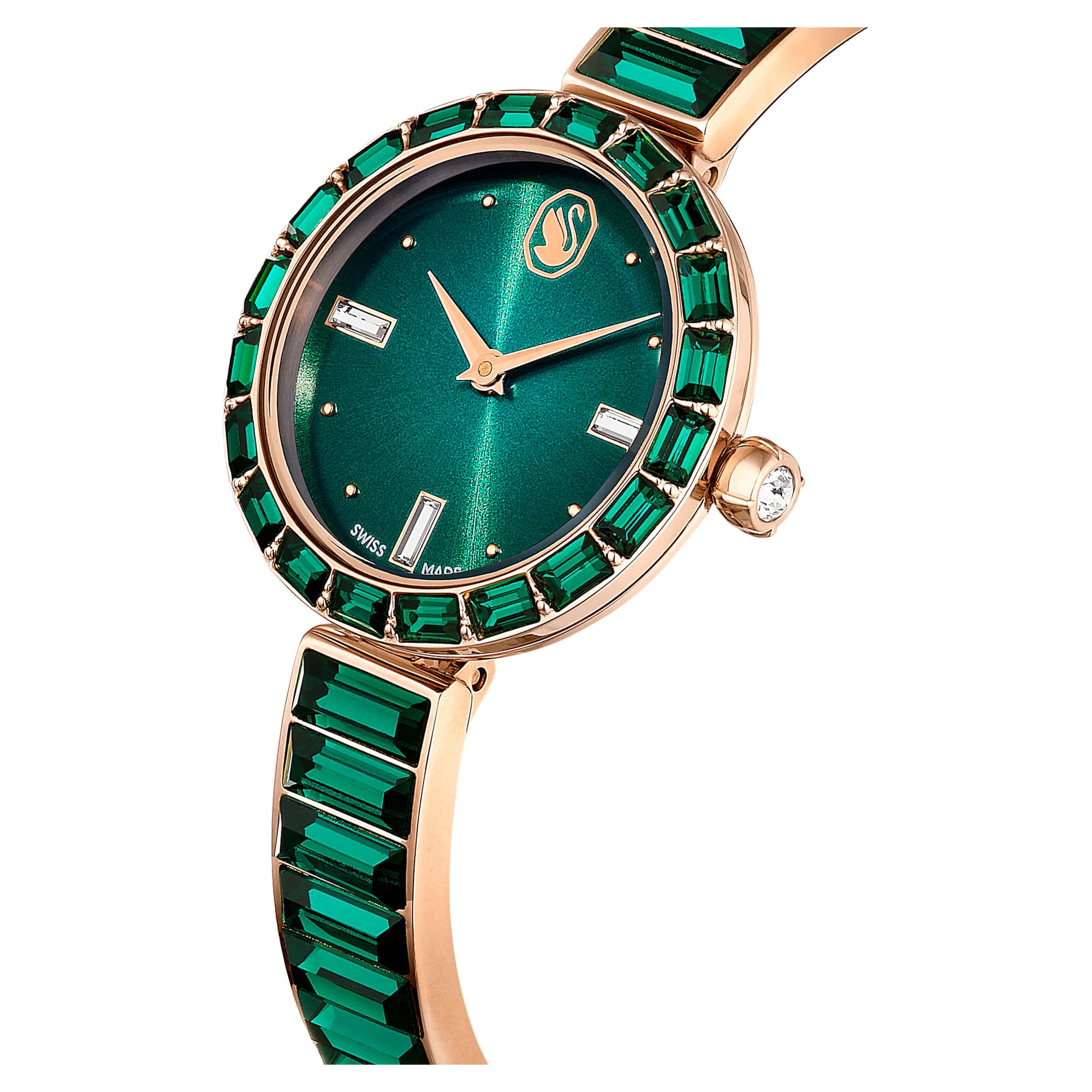 שעון Jewelry Watch בציפוי PVD שמפניה זהב SWAROVSKI