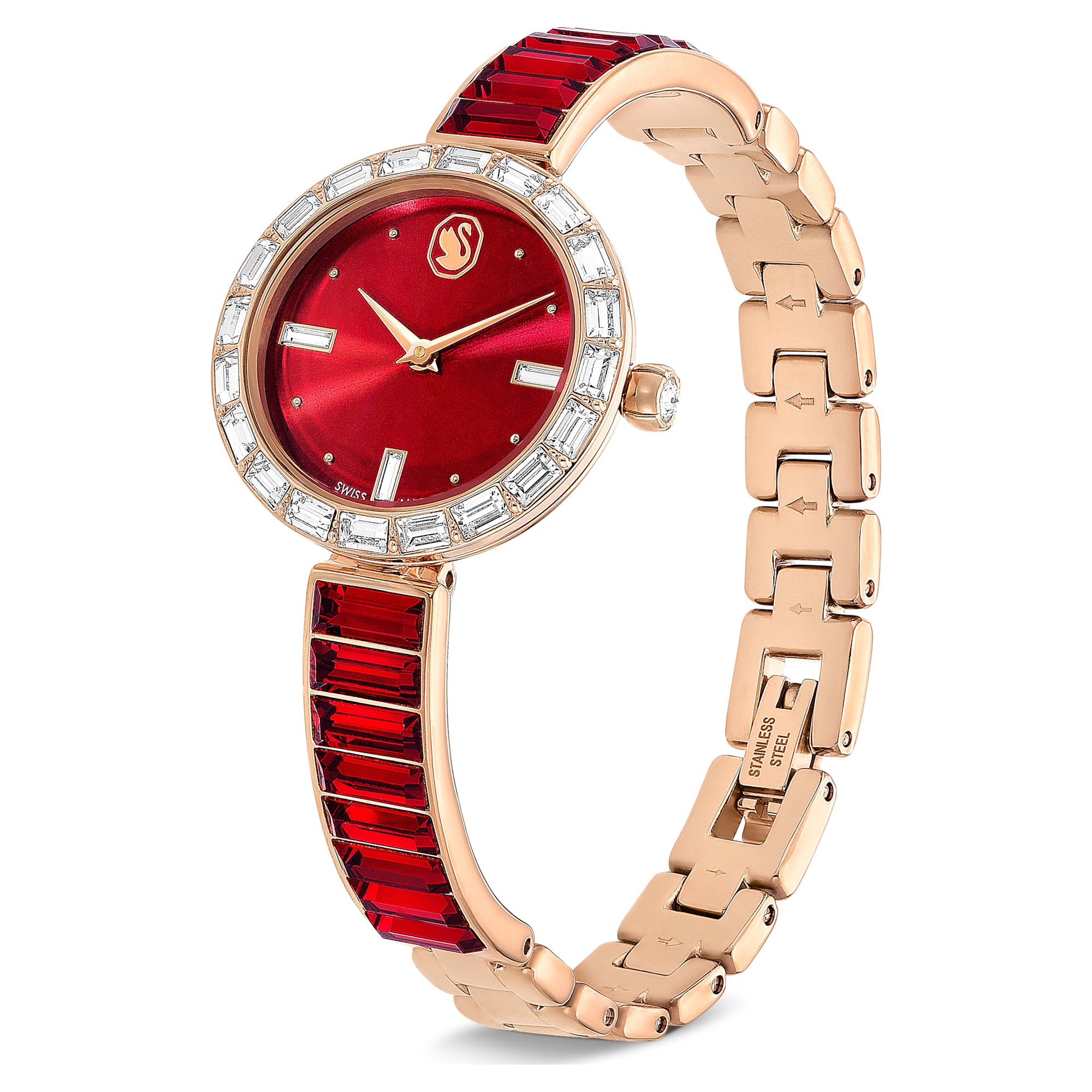 שעון Jewelry Watch בציפוי PVD רוז גולד SWAROVSKI
