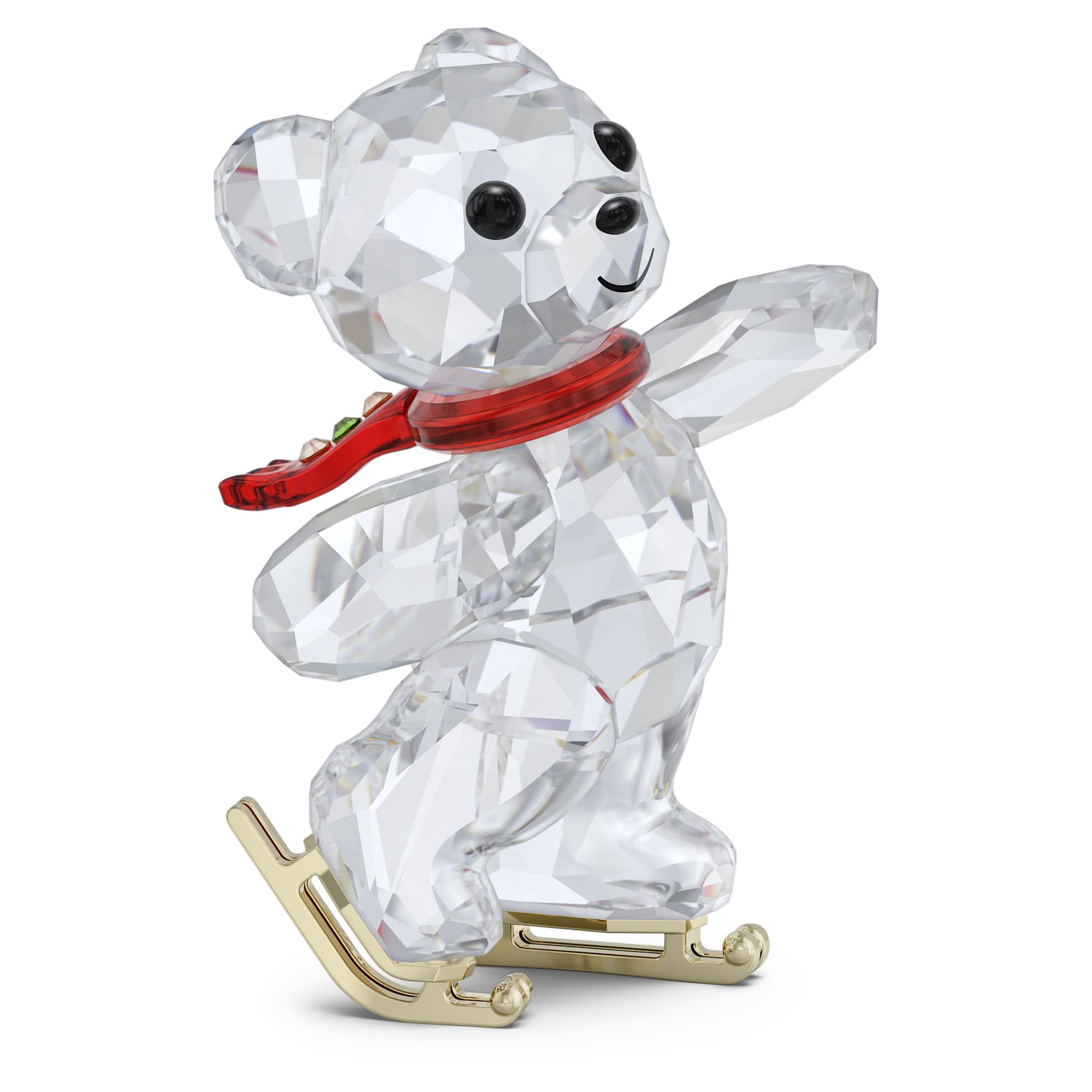 מניאטורות קריסטל kris bear בציפוי PVD שמפניה זהב