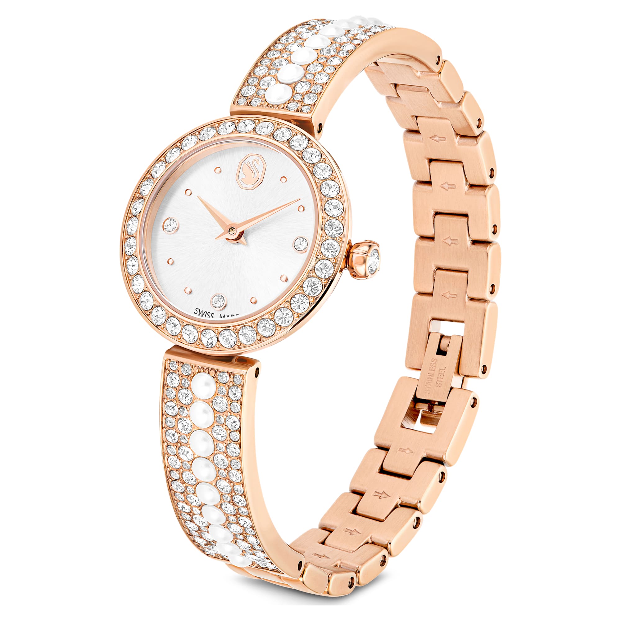 שעון Jewelry Watch בציפוי PVD רוז גולד SWAROVSKI