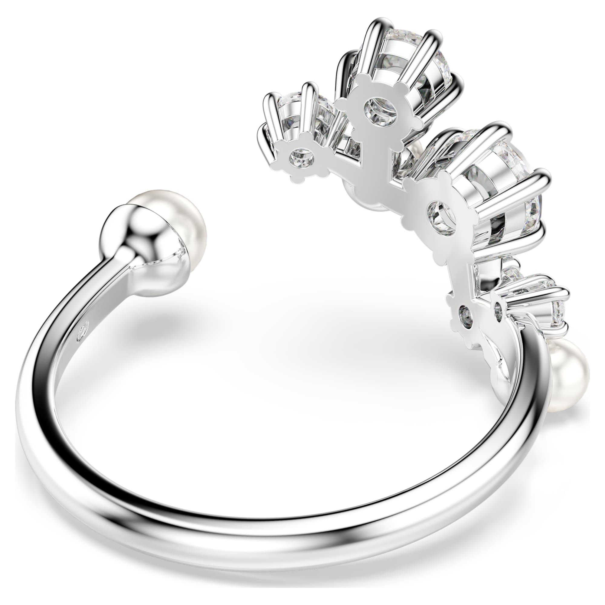 טבעת Constella בציפוי רודיום מבריק SWAROVSKI