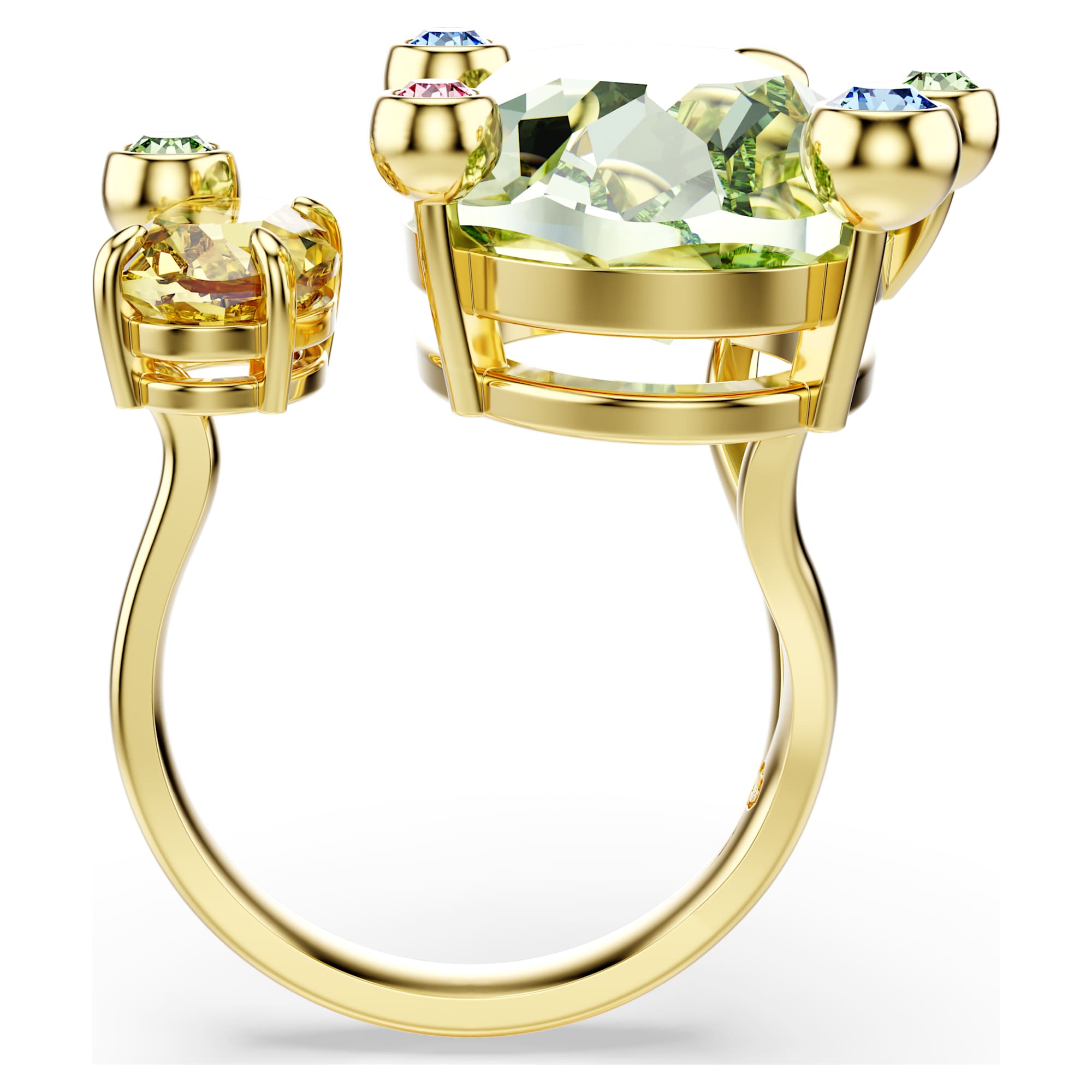 טבעת Gema בציפוי זהב מבריק SWAROVSKI