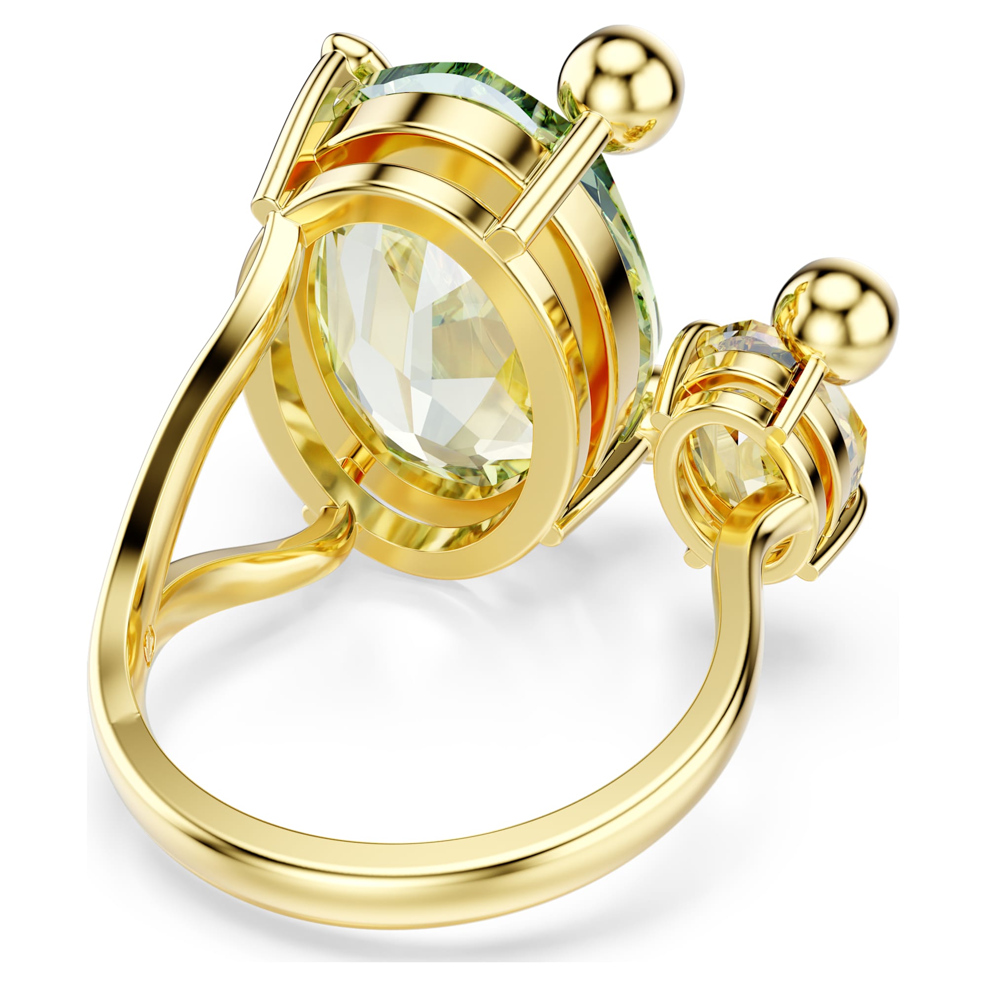 טבעת Gema בציפוי זהב מבריק SWAROVSKI