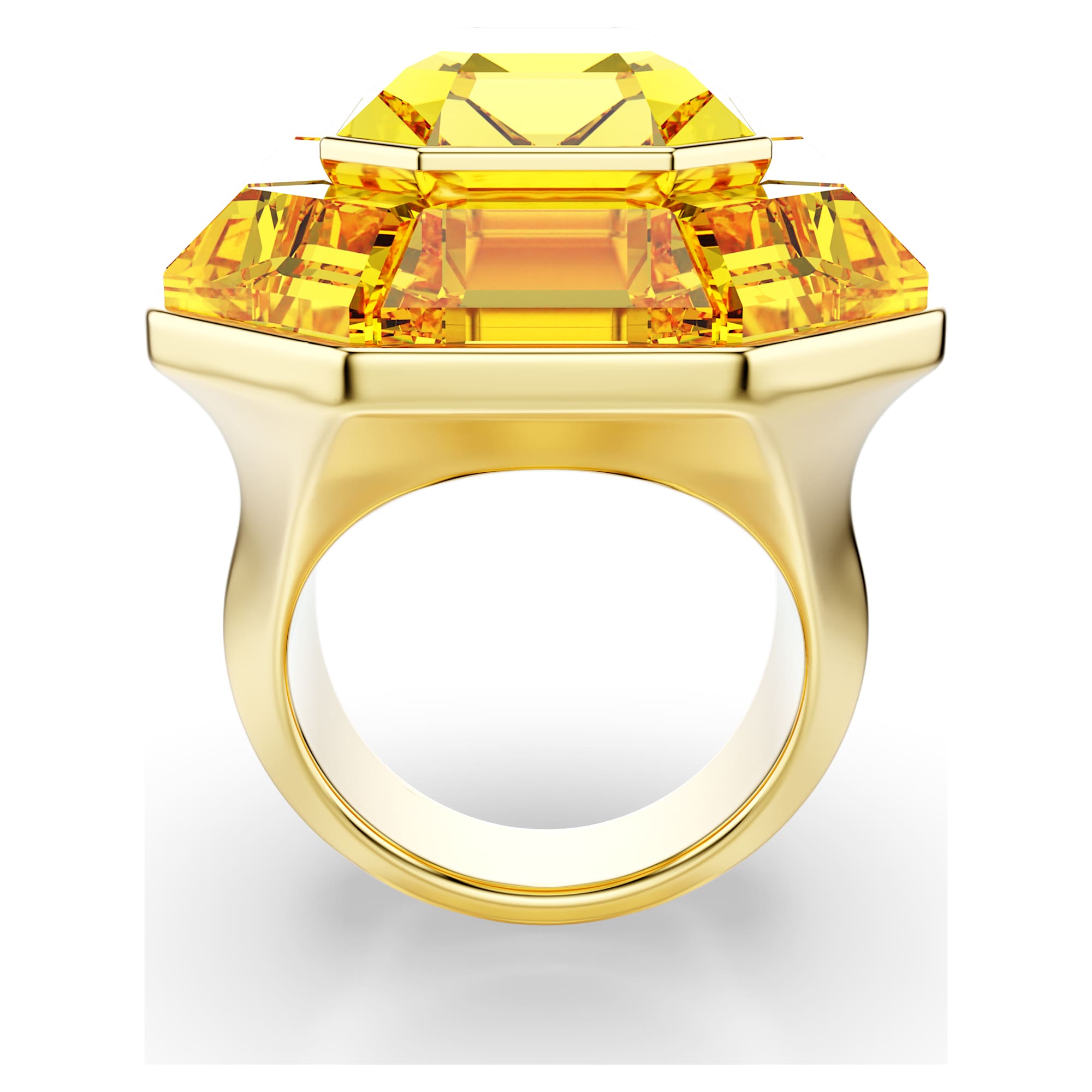 טבעת Lucent בציפוי זהב מבריק SWAROVSKI