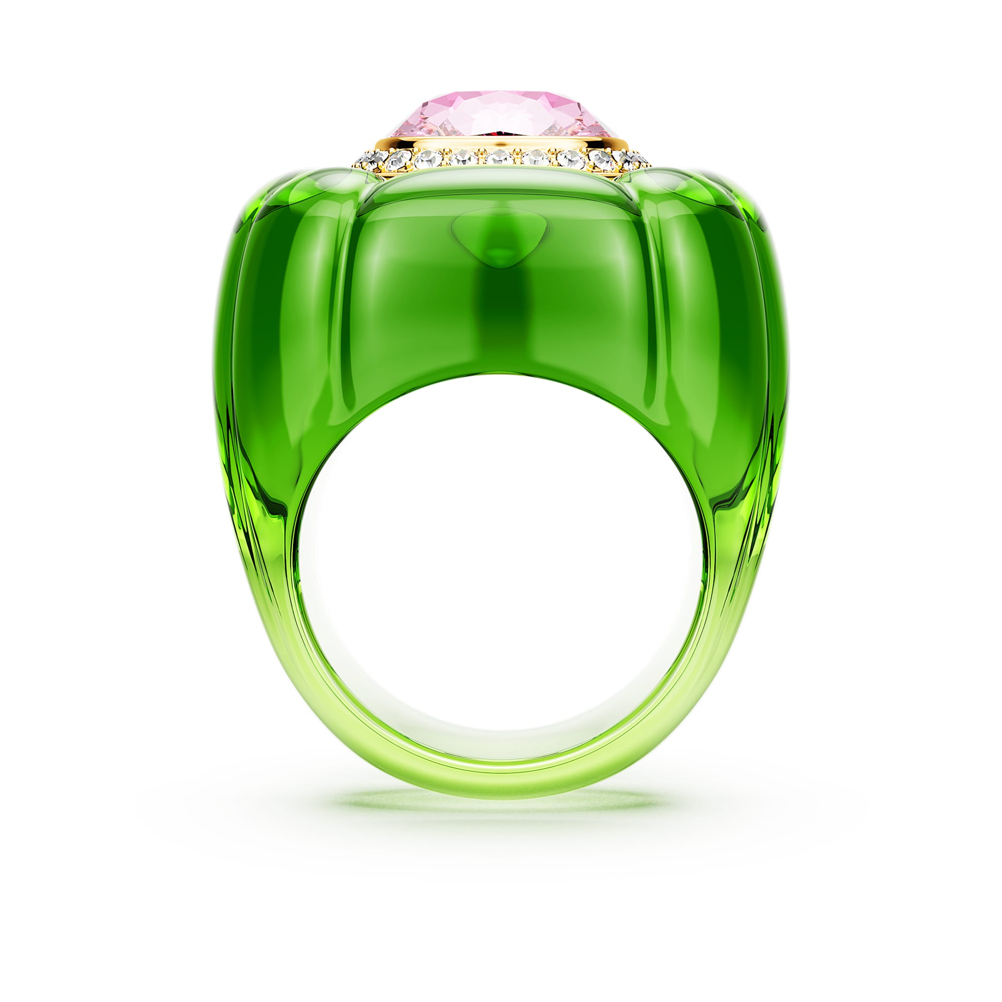טבעת Dulcis בציפוי זהב מבריק SWAROVSKI