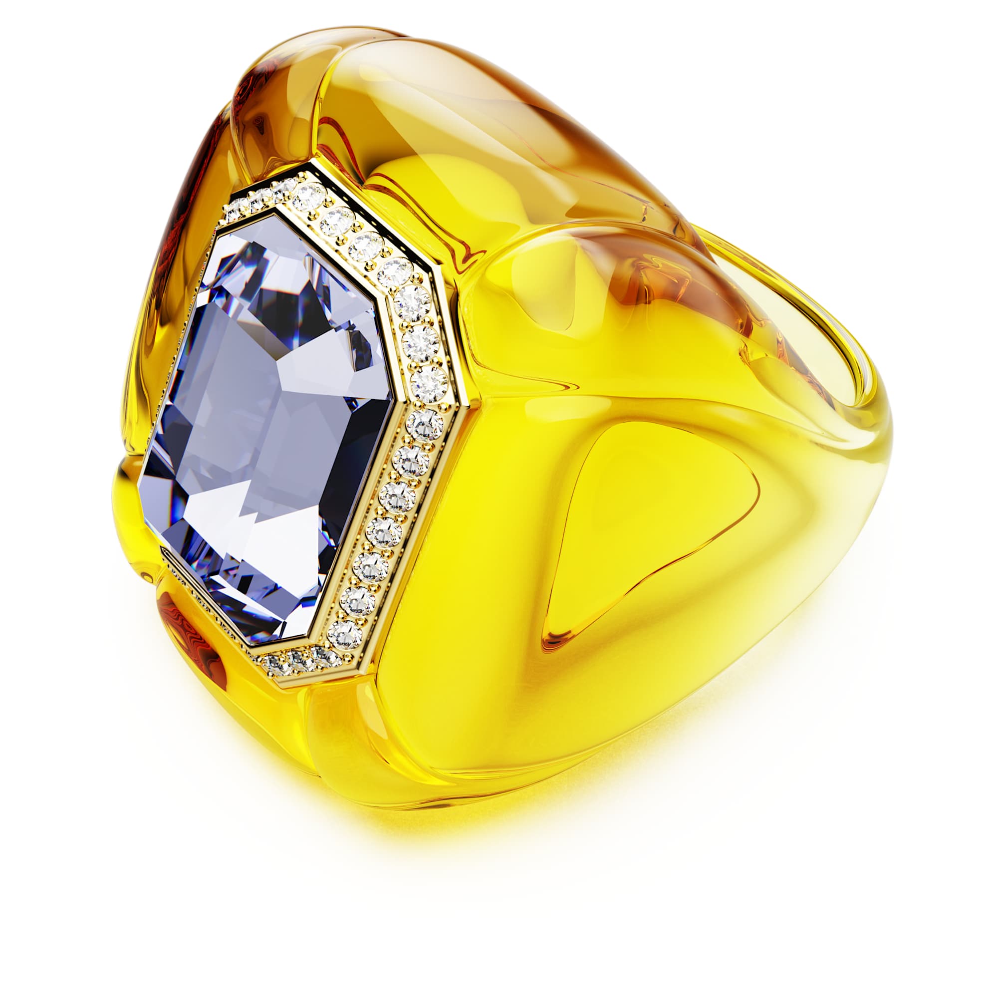 טבעת Dulcis בציפוי זהב מבריק SWAROVSKI