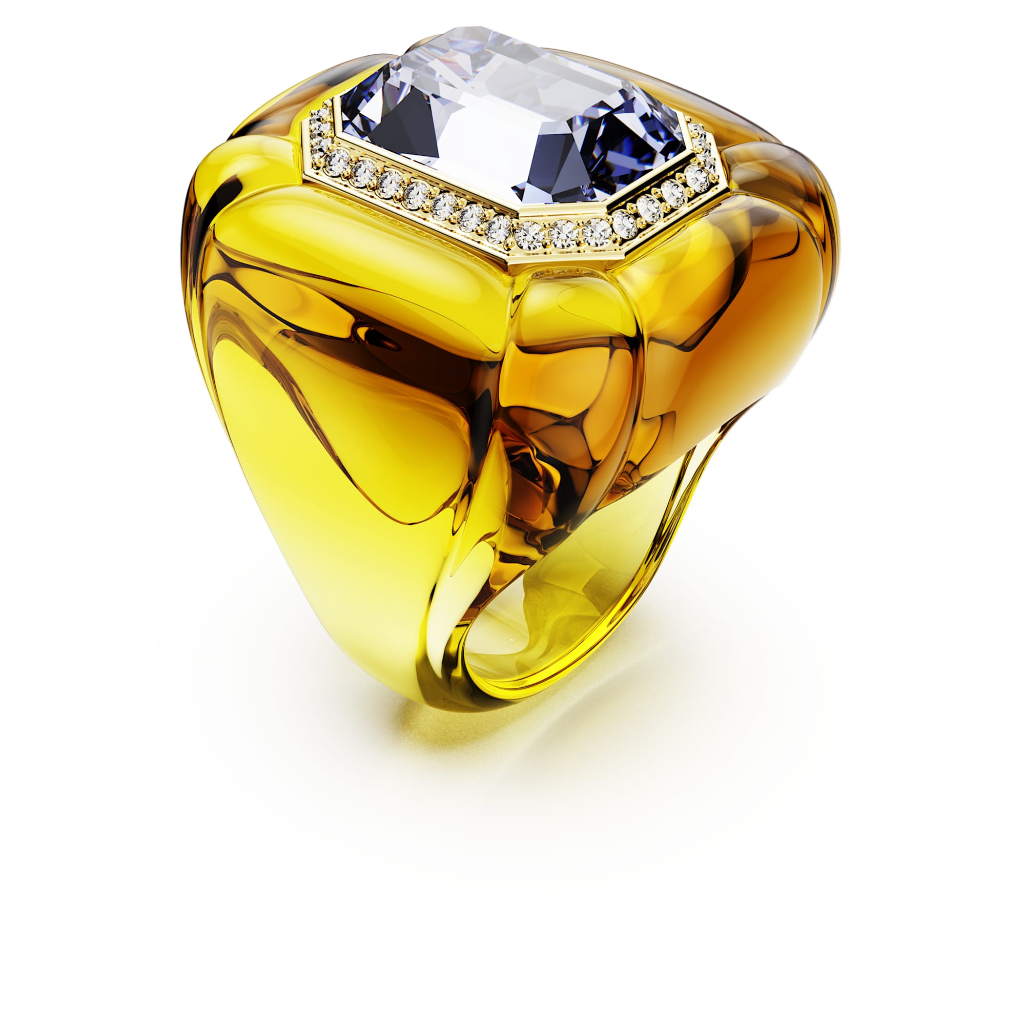 טבעת Dulcis בציפוי זהב מבריק SWAROVSKI