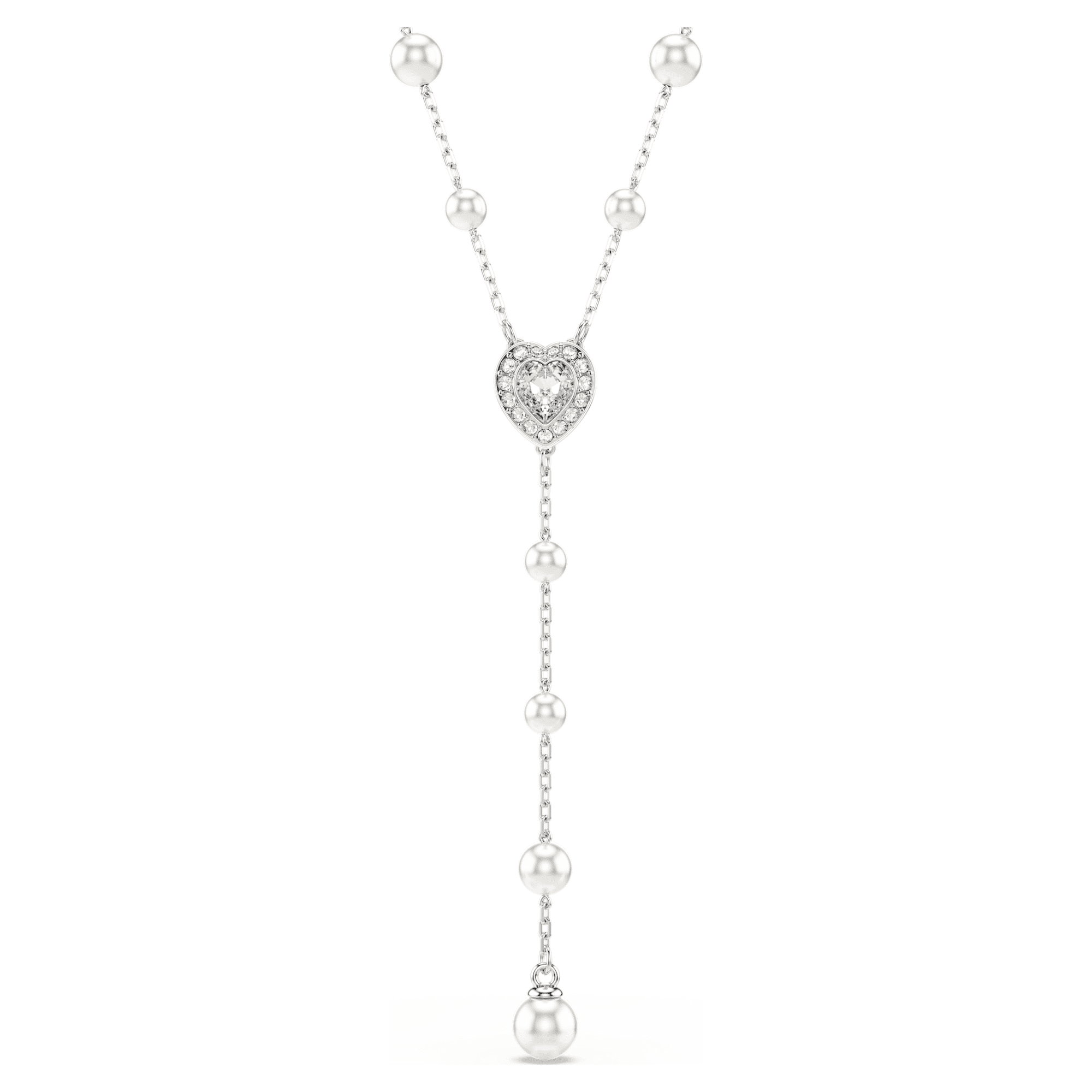 שרשרת SS25 Capsule בציפוי רודיום מבריק SWAROVSKI