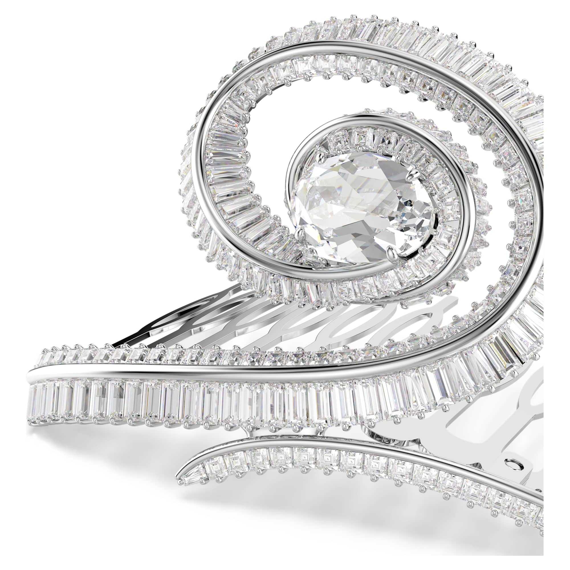 סיכות SS25 Capsule בציפוי רודיום מבריק SWAROVSKI