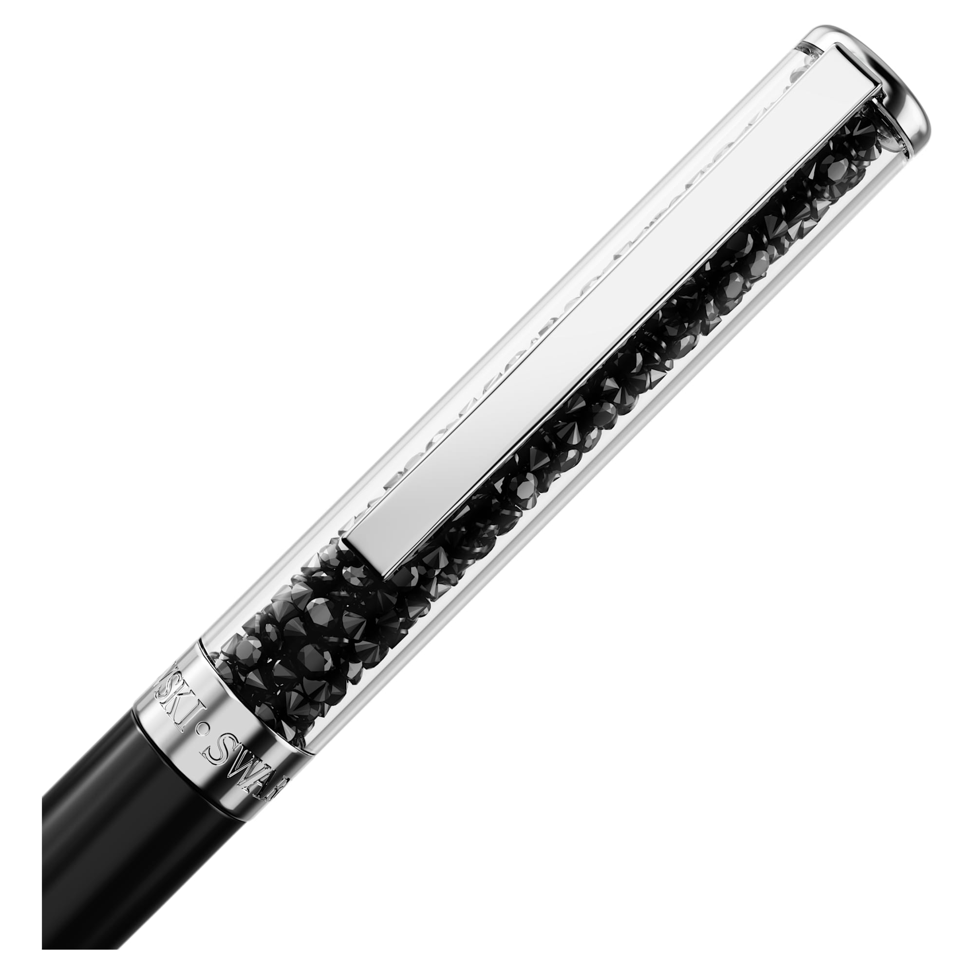עט Crystalline בציפוי כסף מבריק