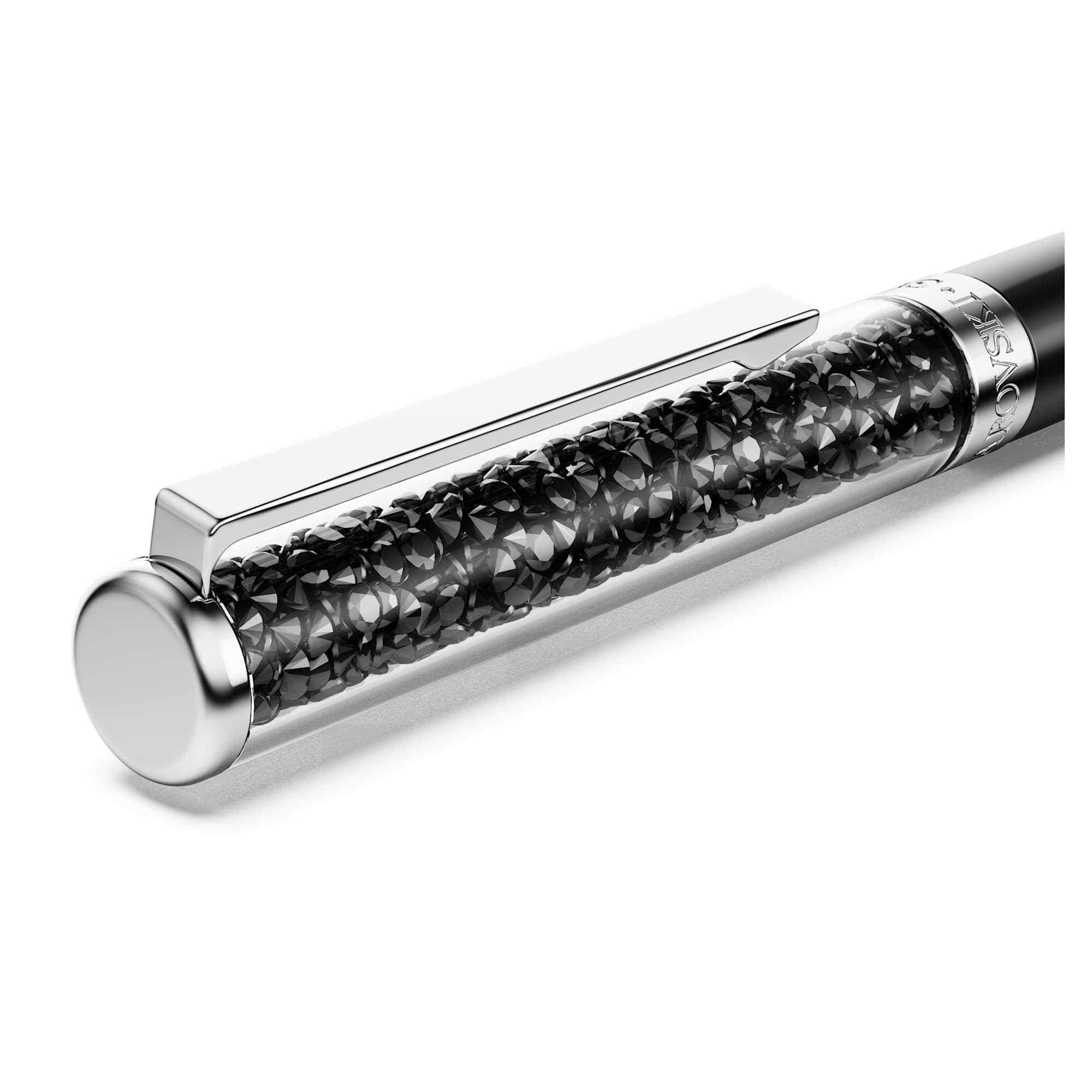 עט Crystalline בציפוי כסף מבריק